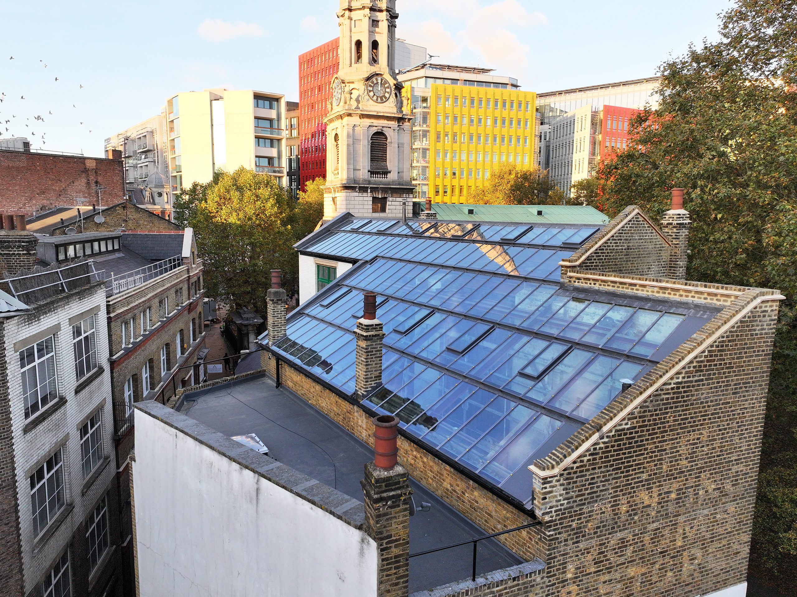 Heritage Roof Glazing at Elms Lester's Painting Rooms, 1-5 Flitcroft Steet, London