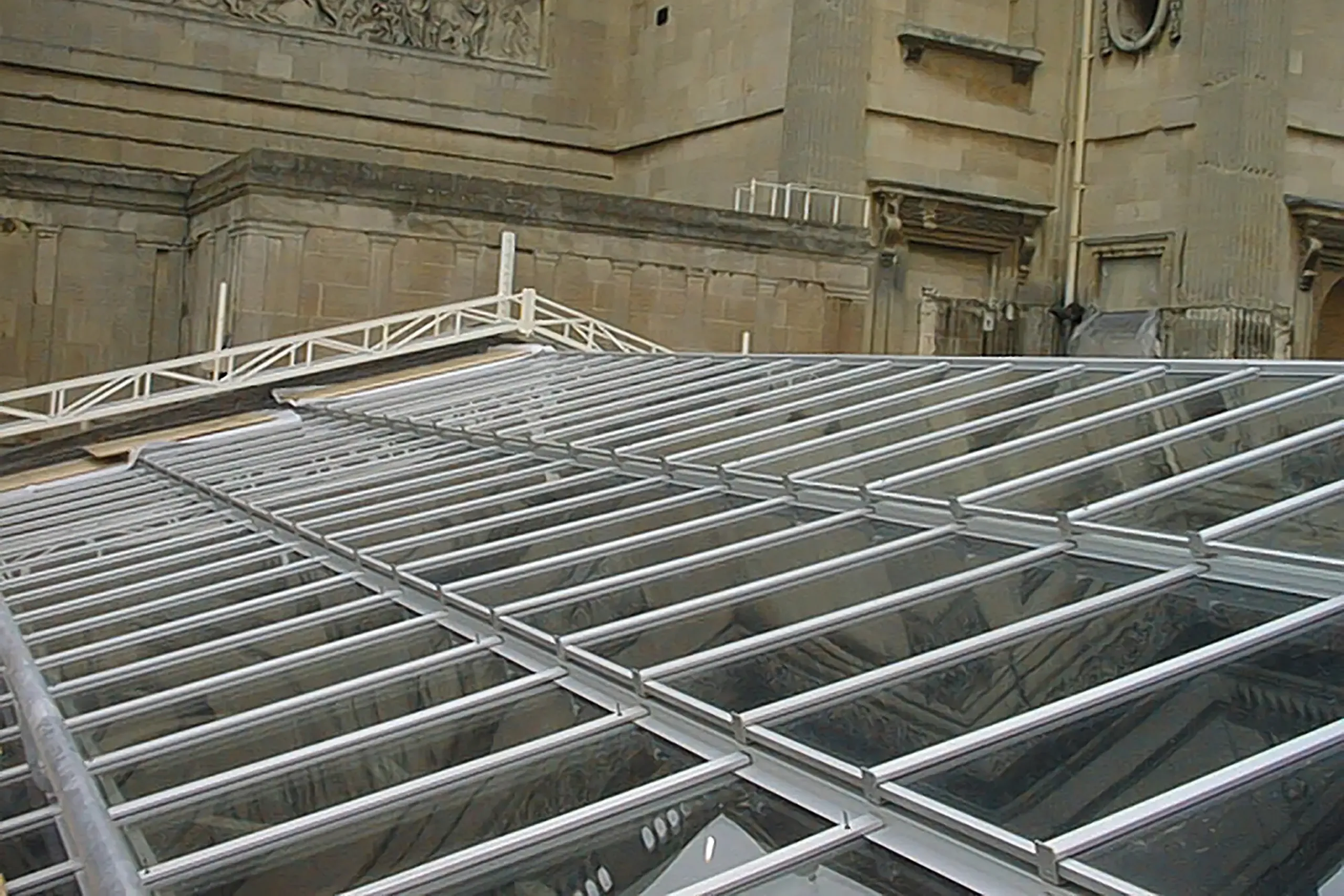 Buckingham Palace roof glazing