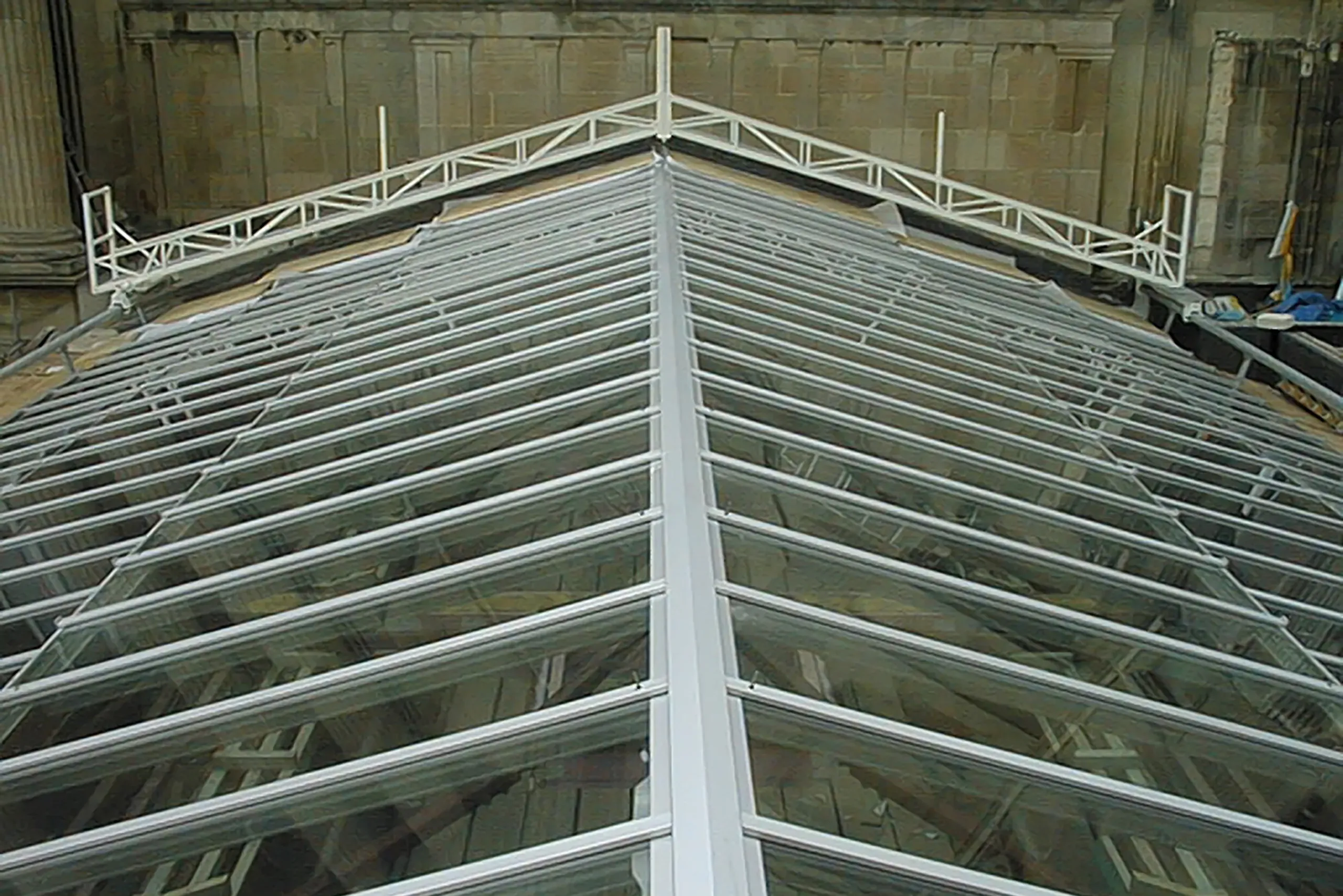 The Queen's gallery skylights