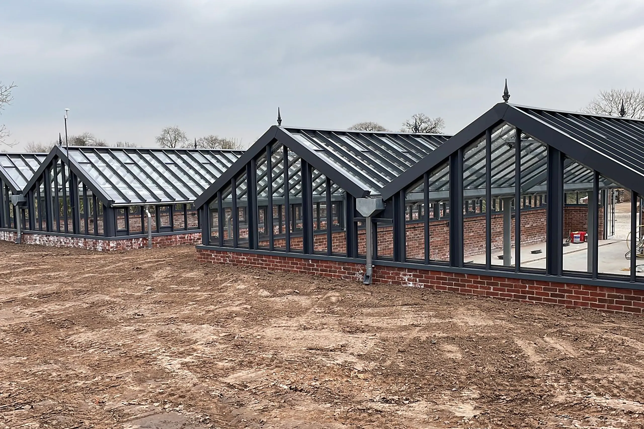 Congleton horticultural roof glazing