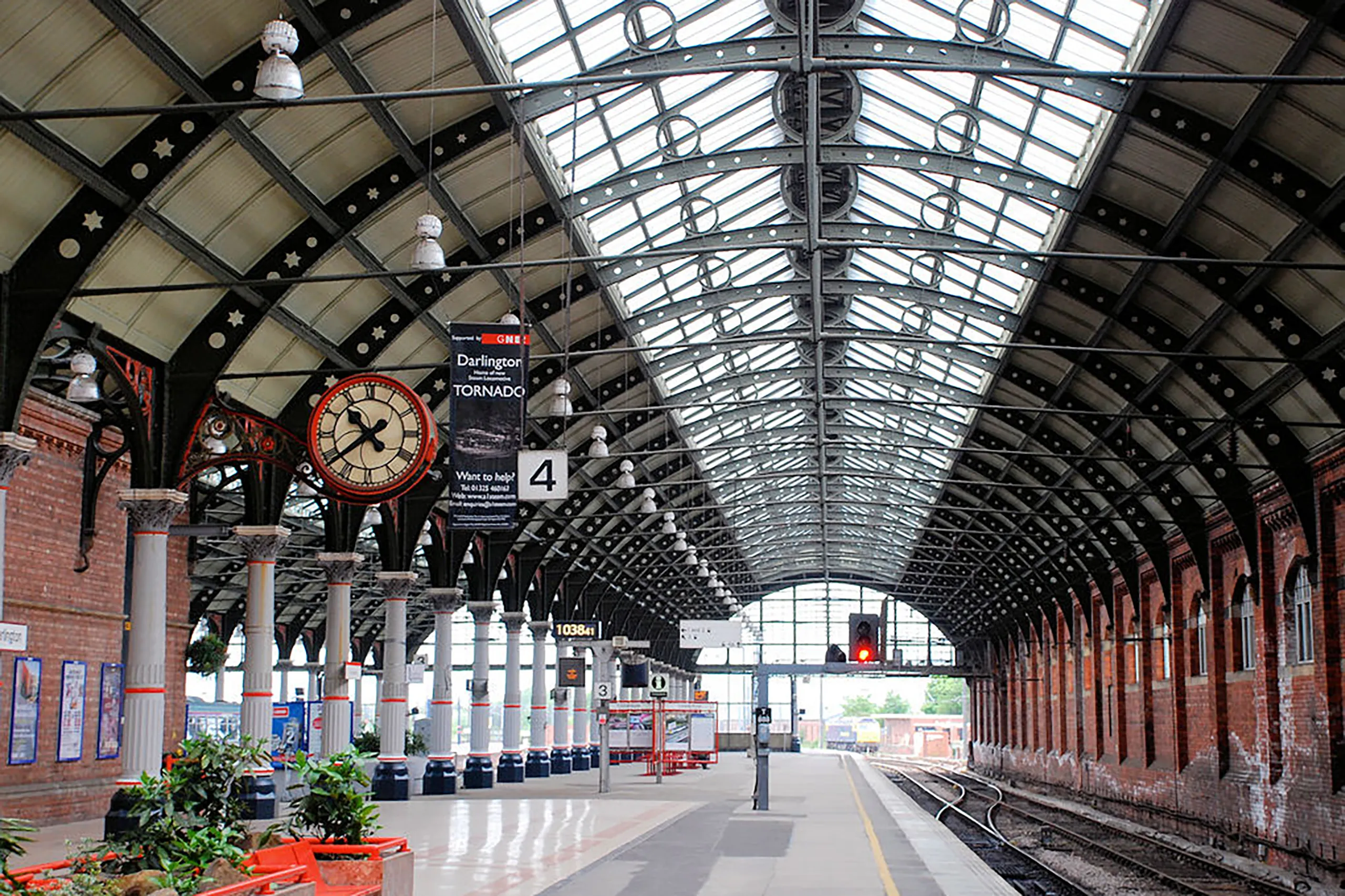 Darlington Railway Station roof glazing