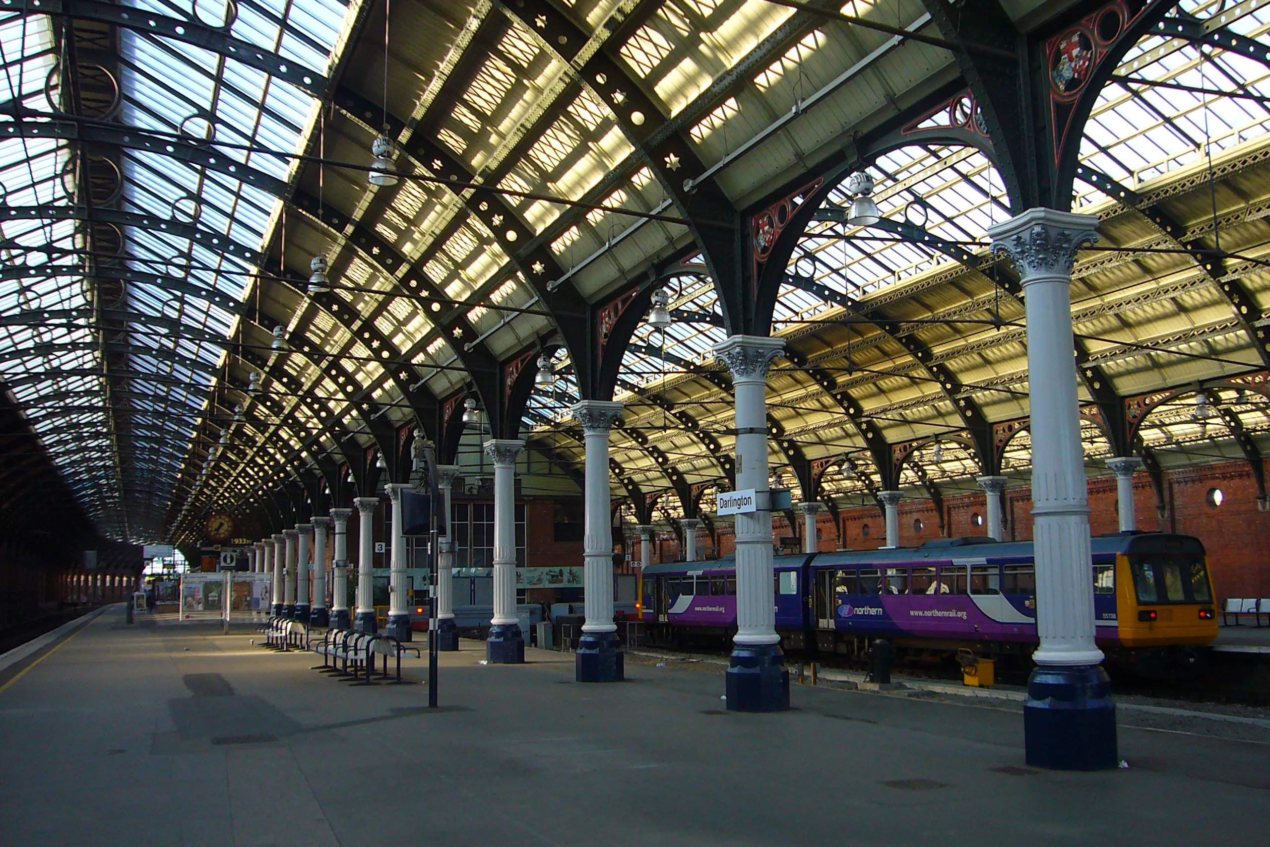 Darlington Railway Station roof glazing