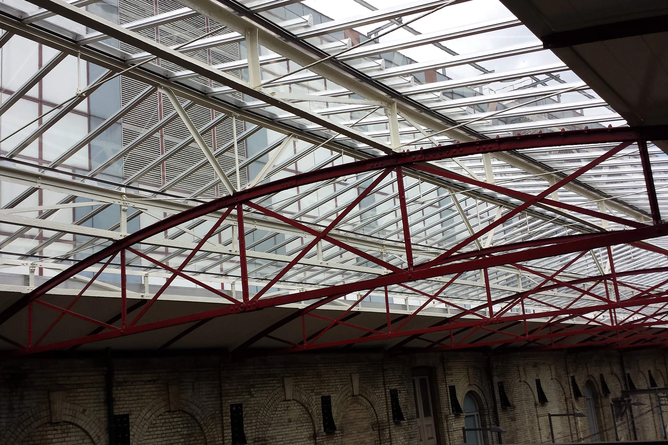 Farringdon underground station skylights