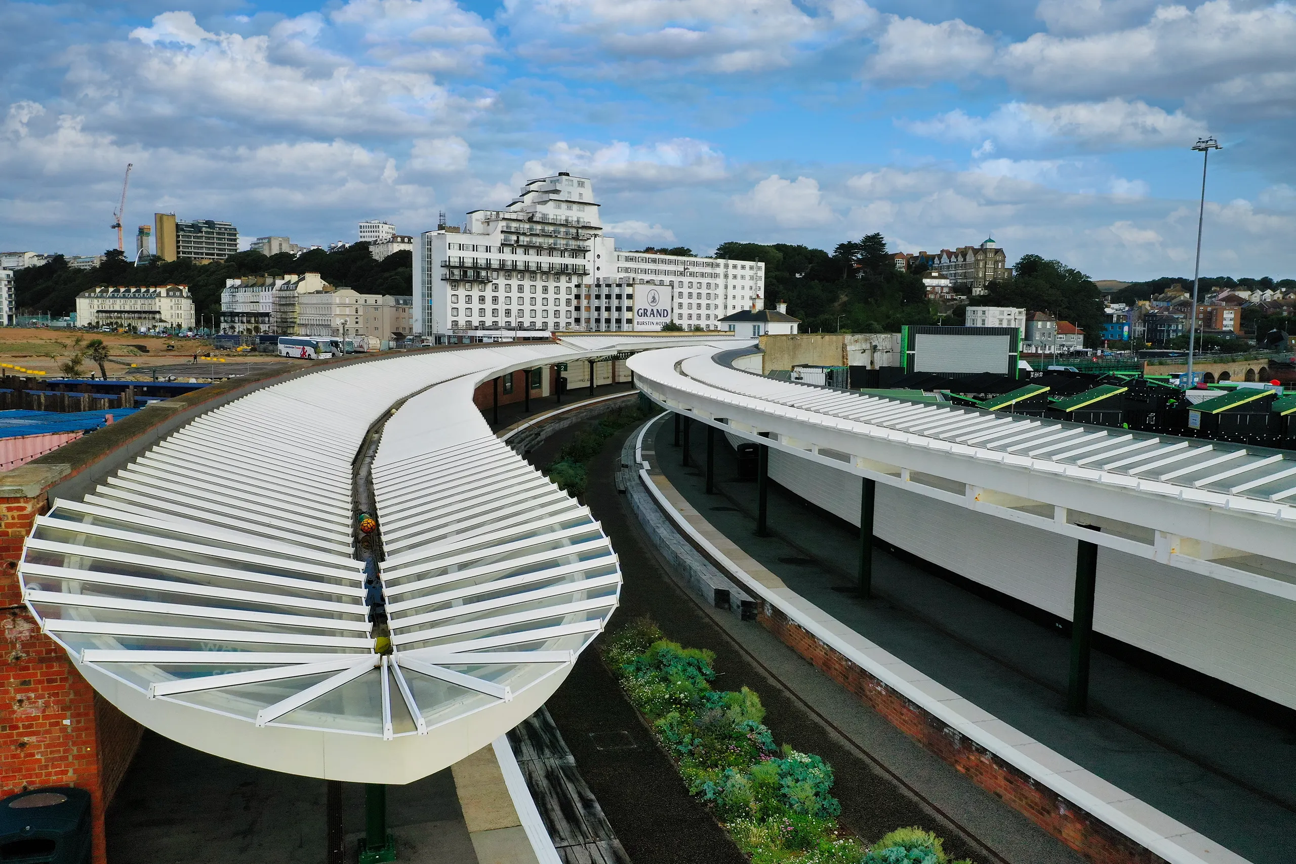 Folkestone Harbour canopy glazing