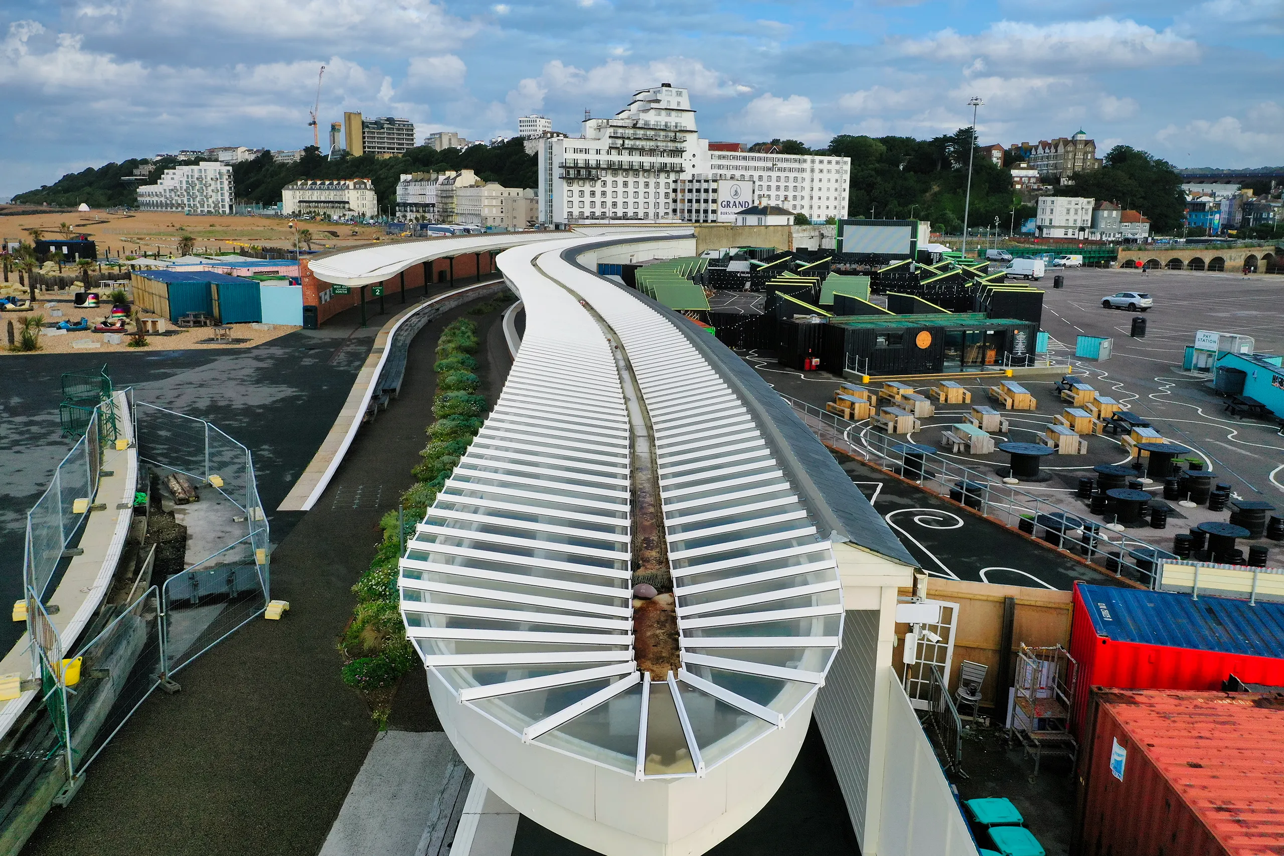 Folkestone Harbour canopy glazing