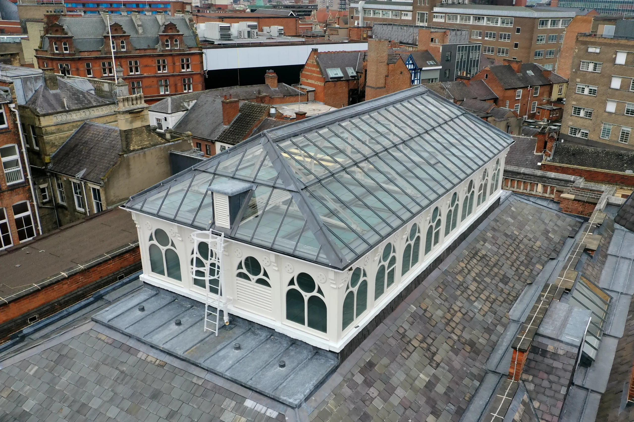 Granby Street, Leicester - glazing bar spans