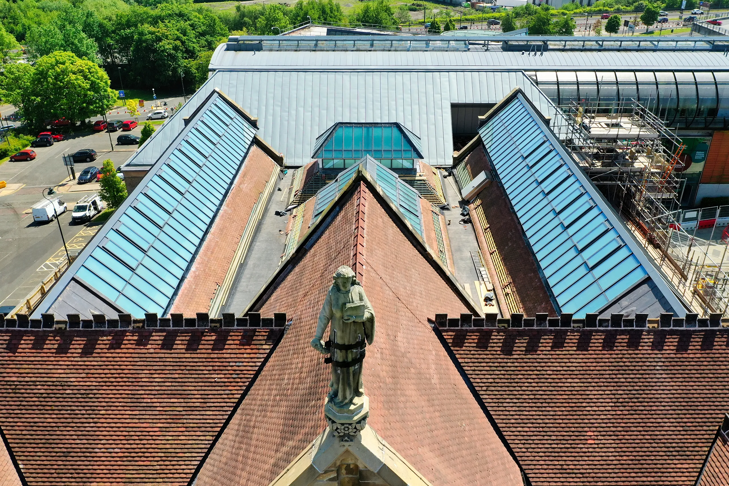 Heritage and Arts Centre roof glazing, Oldham - Manchester