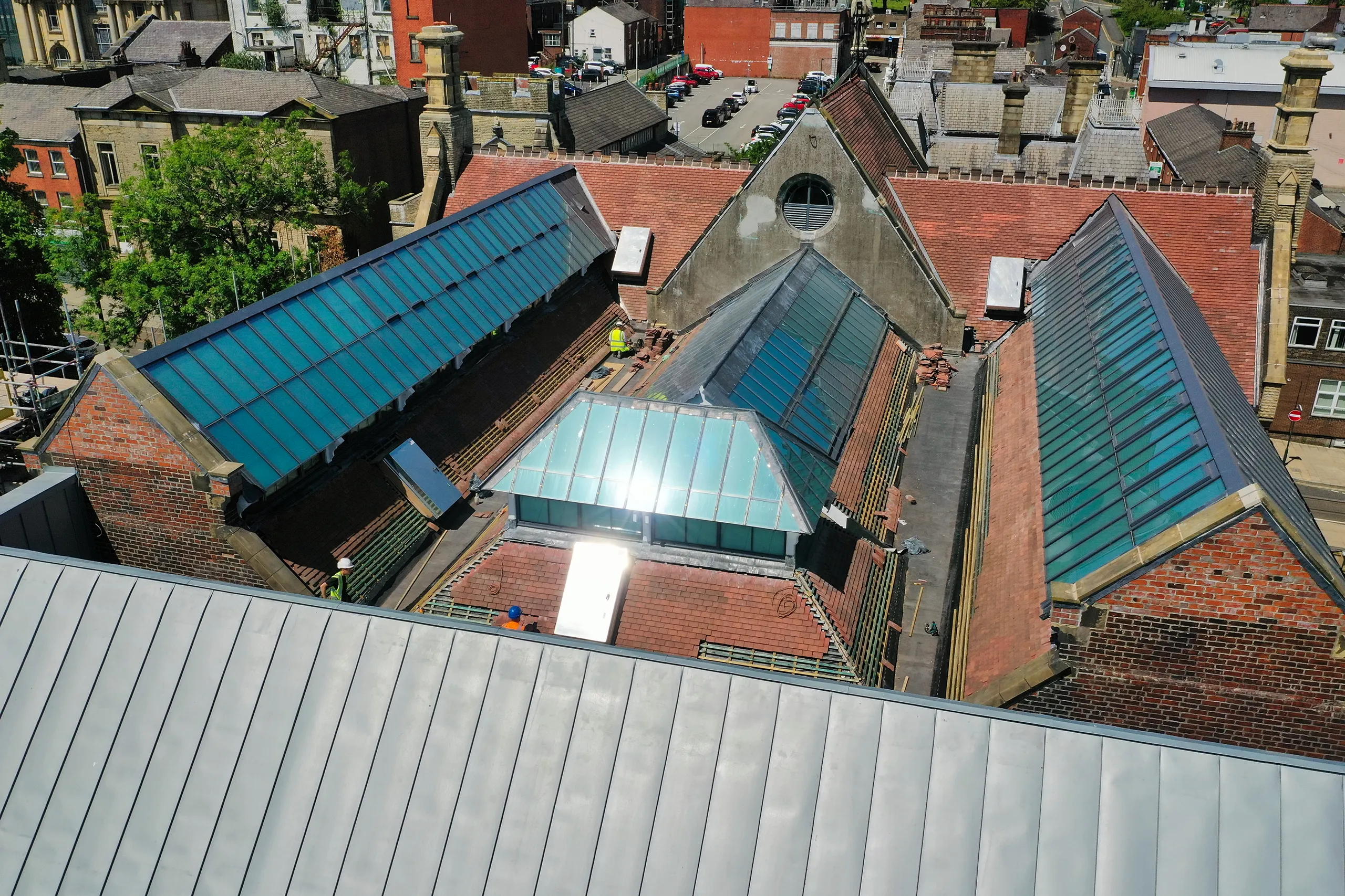 Heritage and Arts Centre roof glazing, Oldham