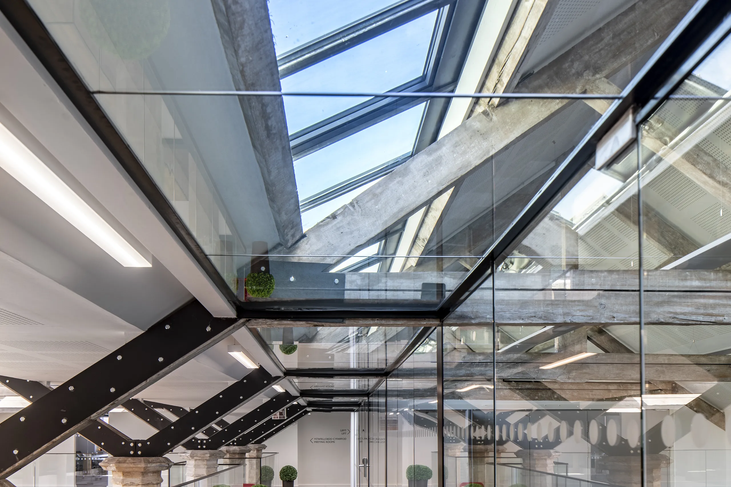 Holyhead Market roof glazing