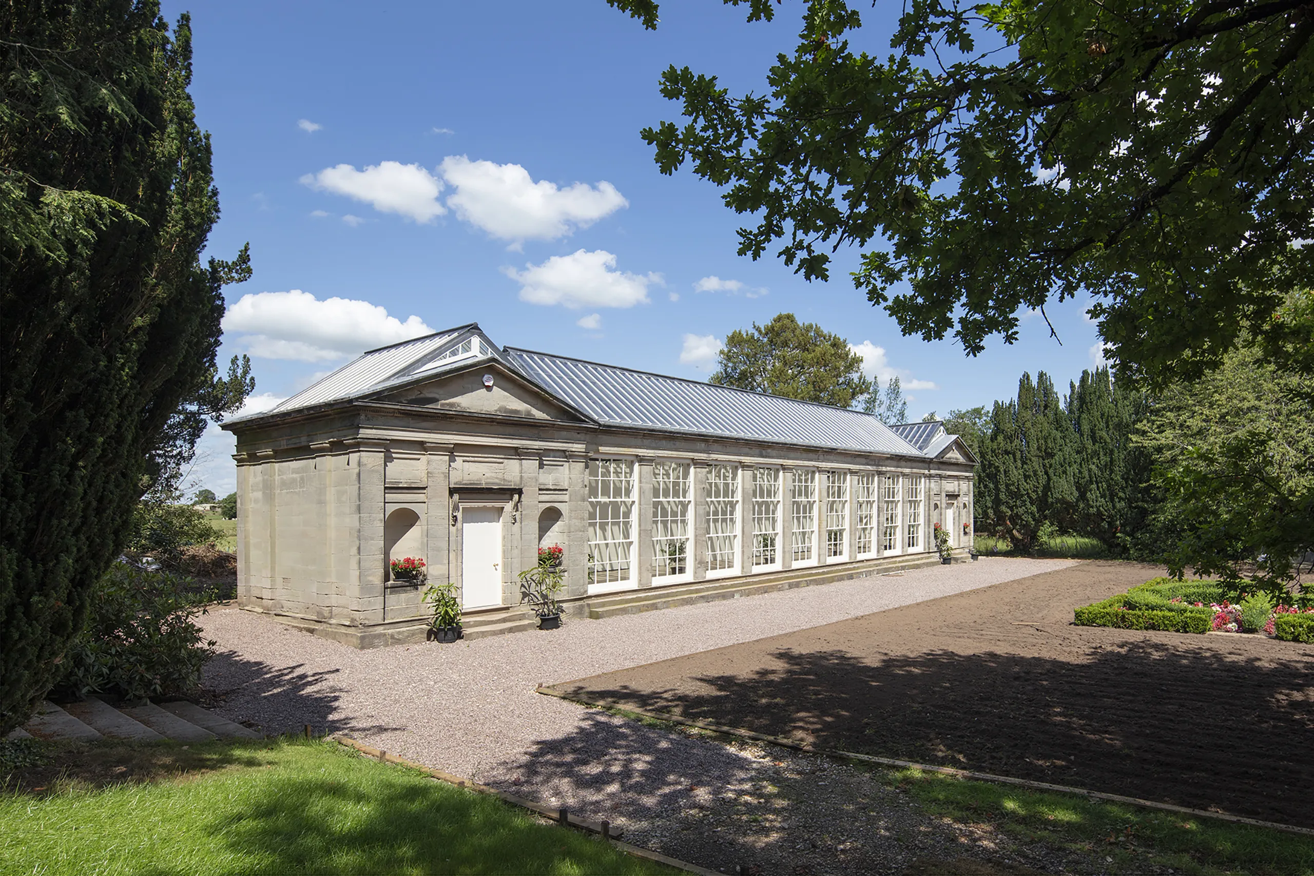 Ingestre Orangery Rafterline patent glazing