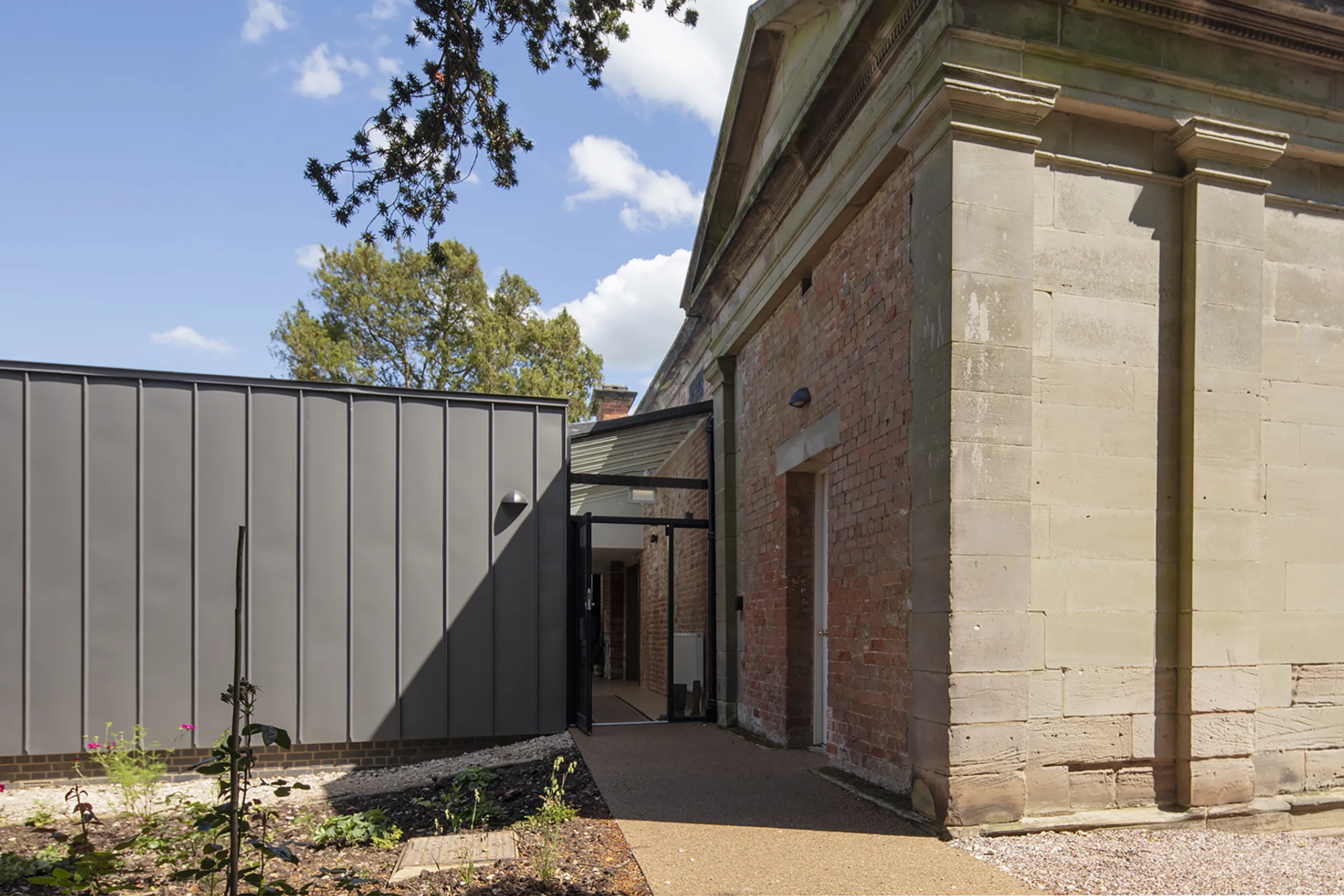 Ingestre Orangery glazing side view