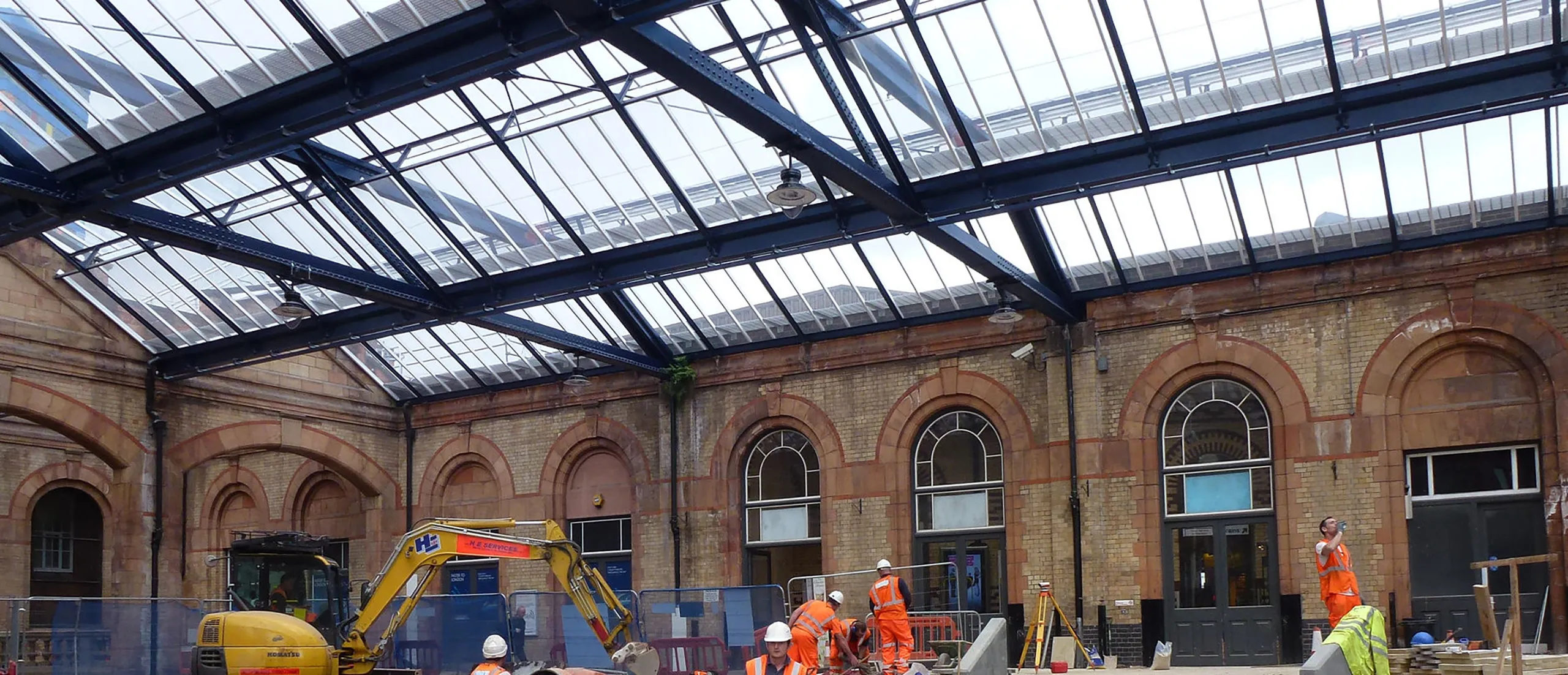 Leicester railway station glazing work