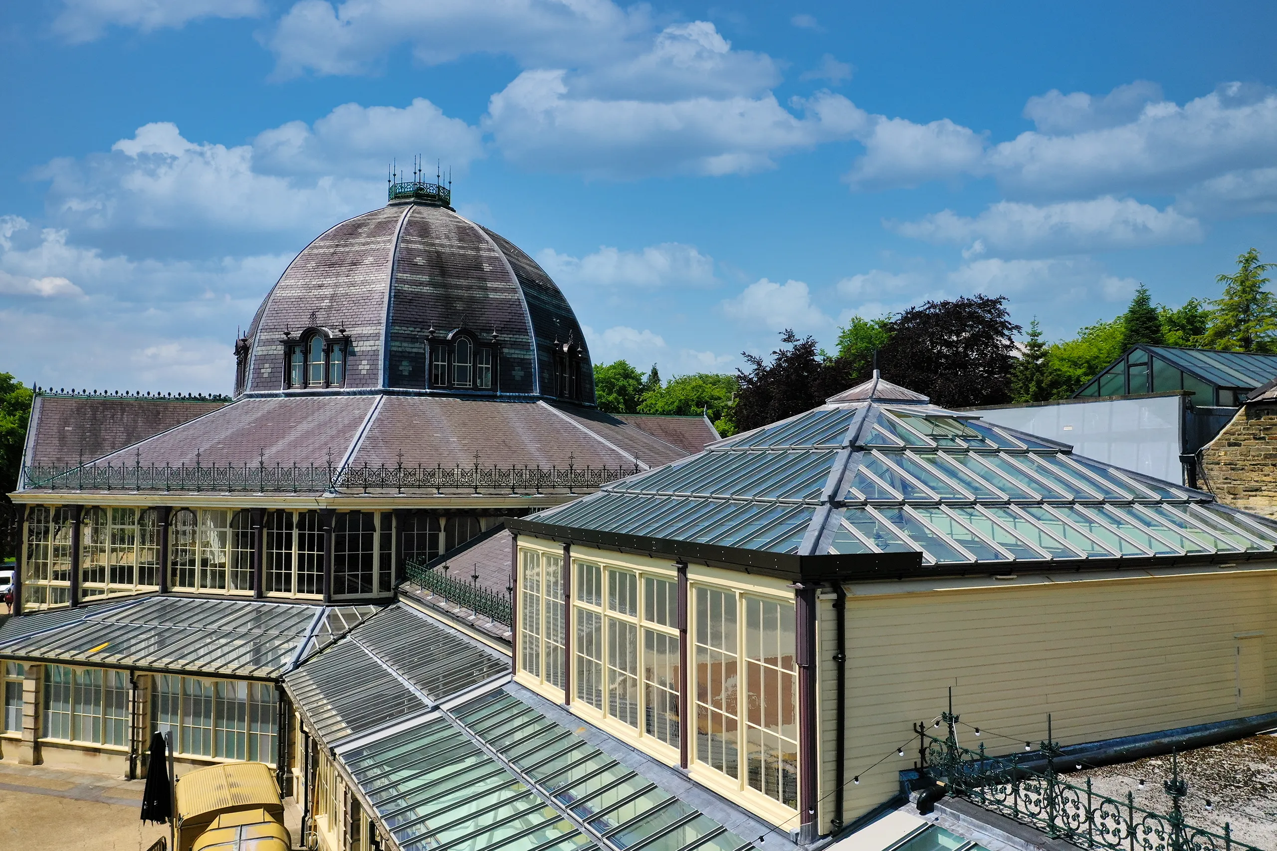 Pavilion Gardens Glazing Renewal, Buxton