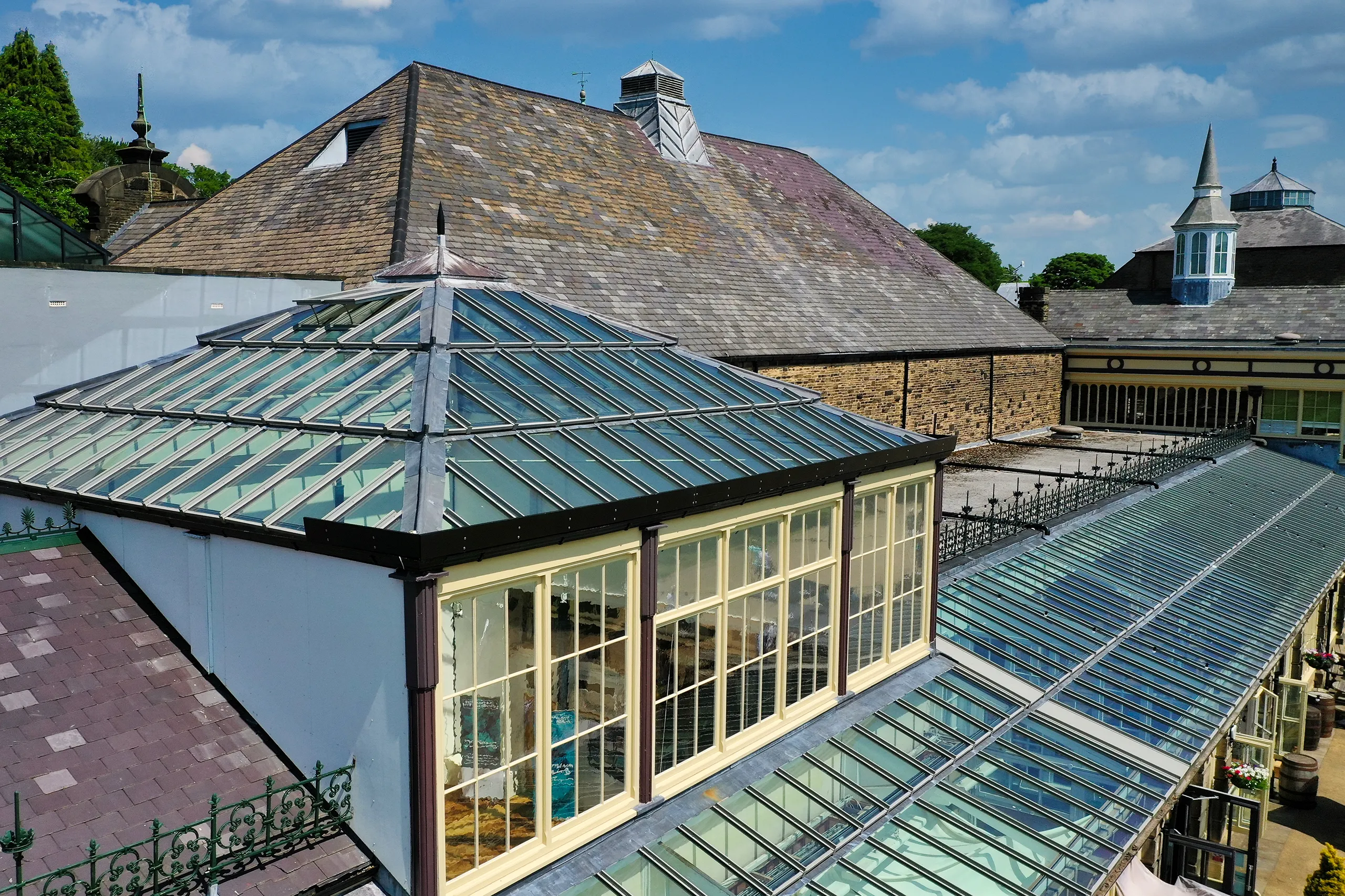 Pavilion Gardens commercial glazing services