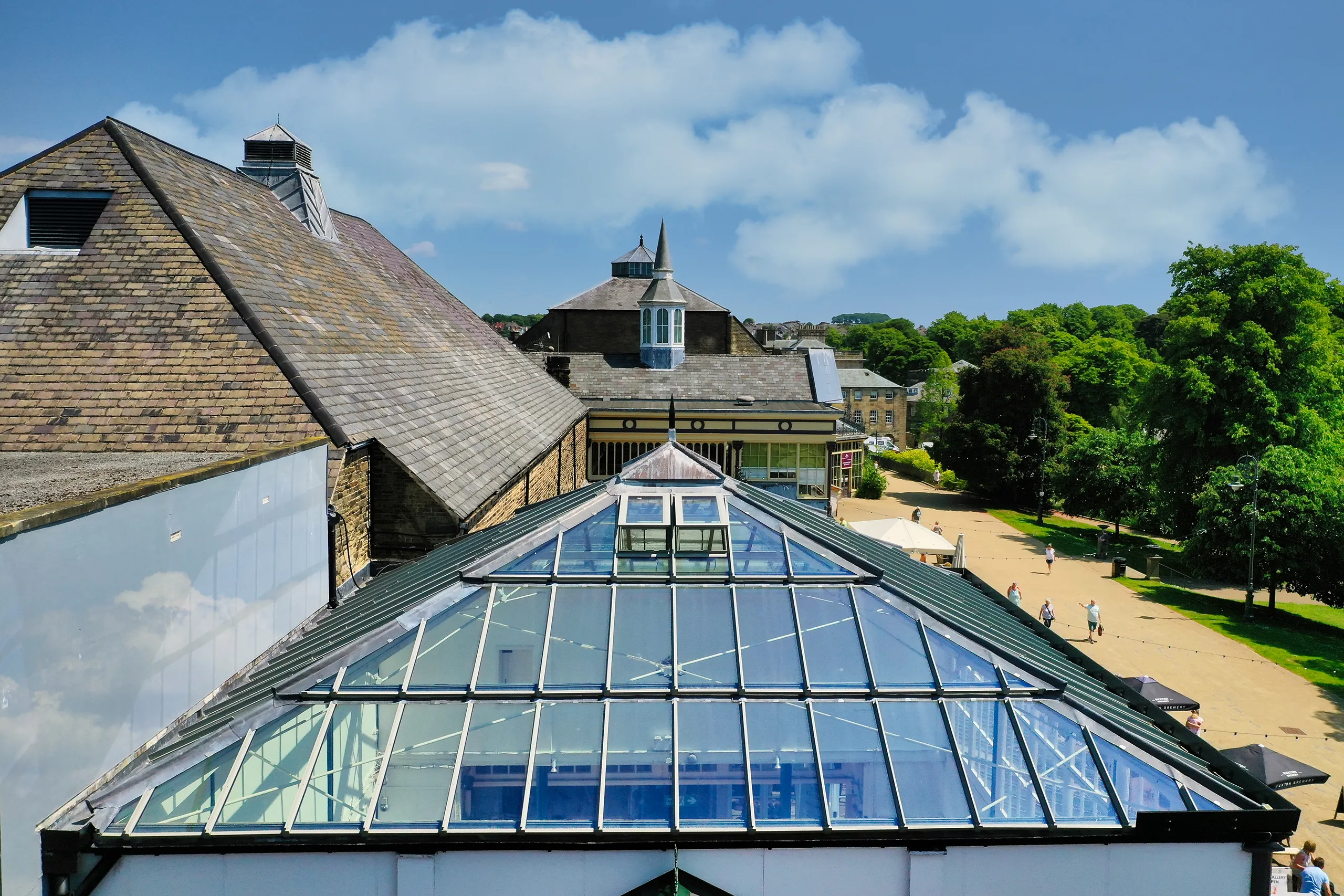 Pavilion Gardens Glazing Renewal, Buxton