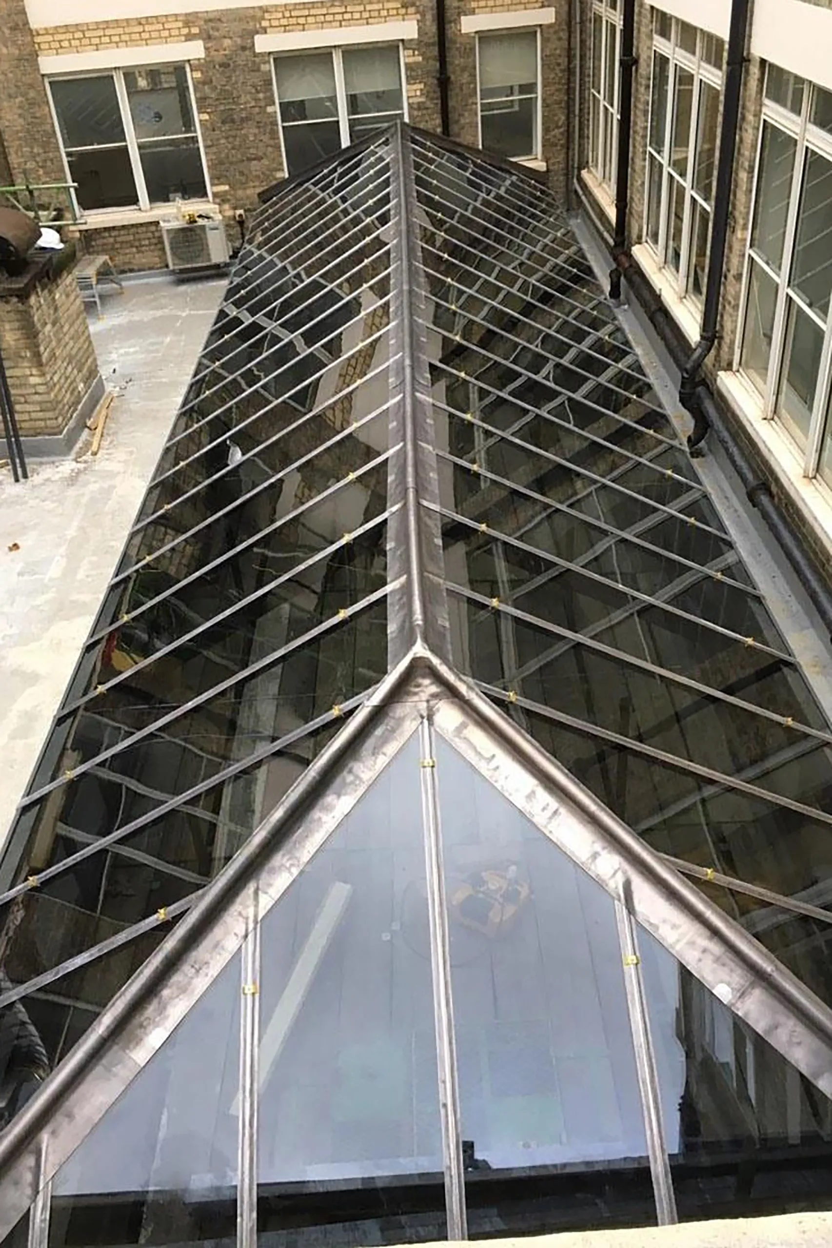 High Holborn London roof glazing