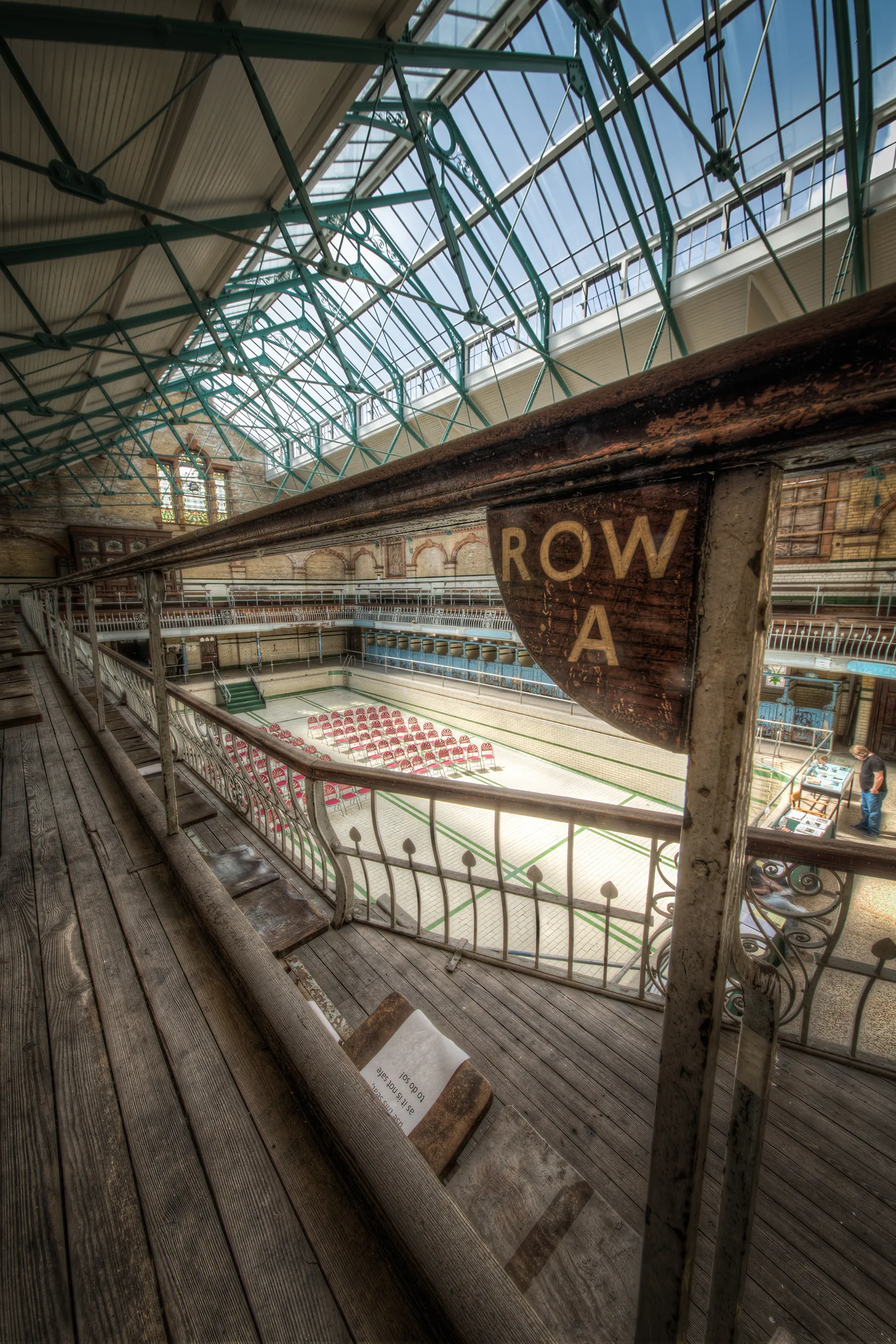 Victoria Baths restoration glazing