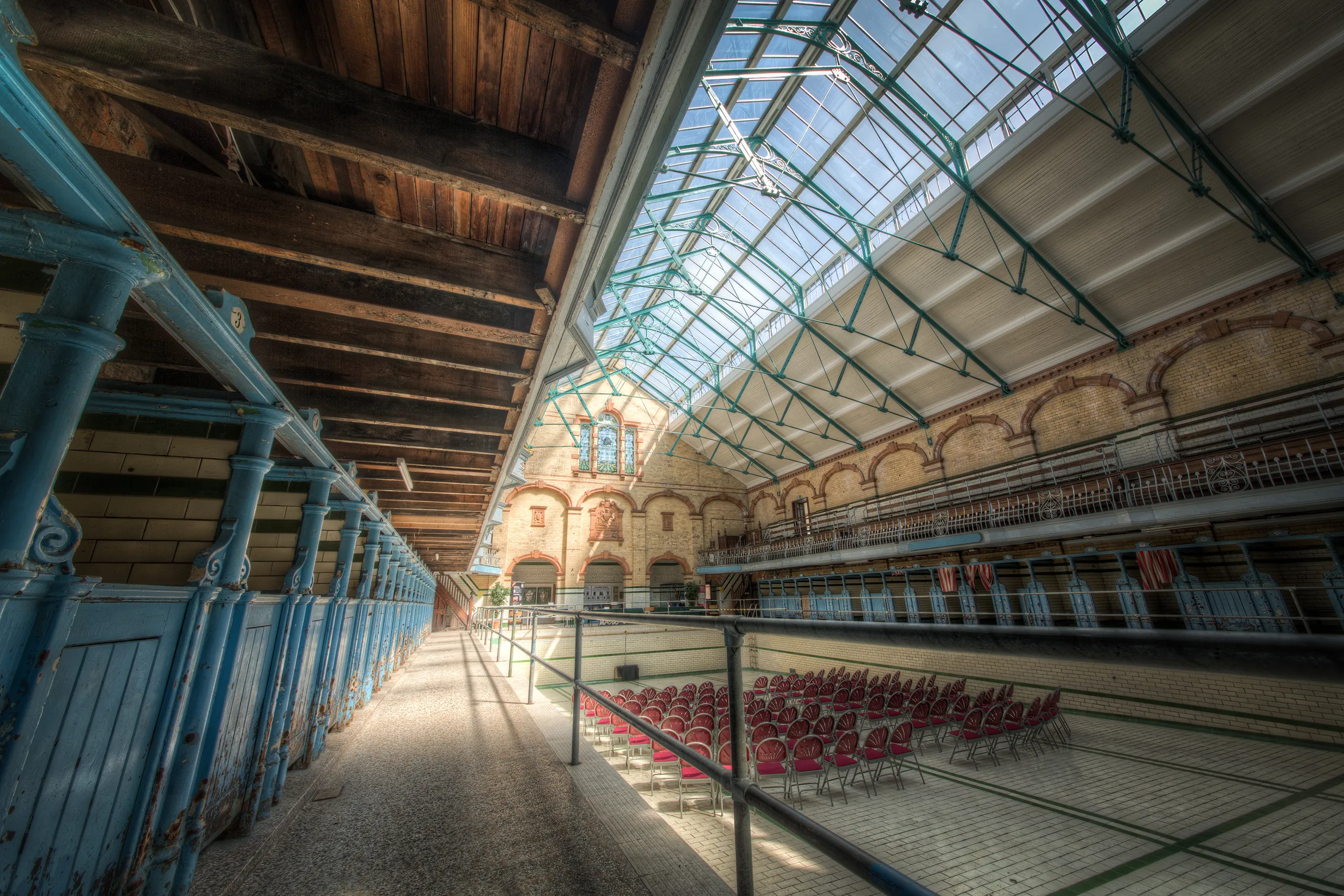 Victoria Baths restoration, Manchester architect glass solutions