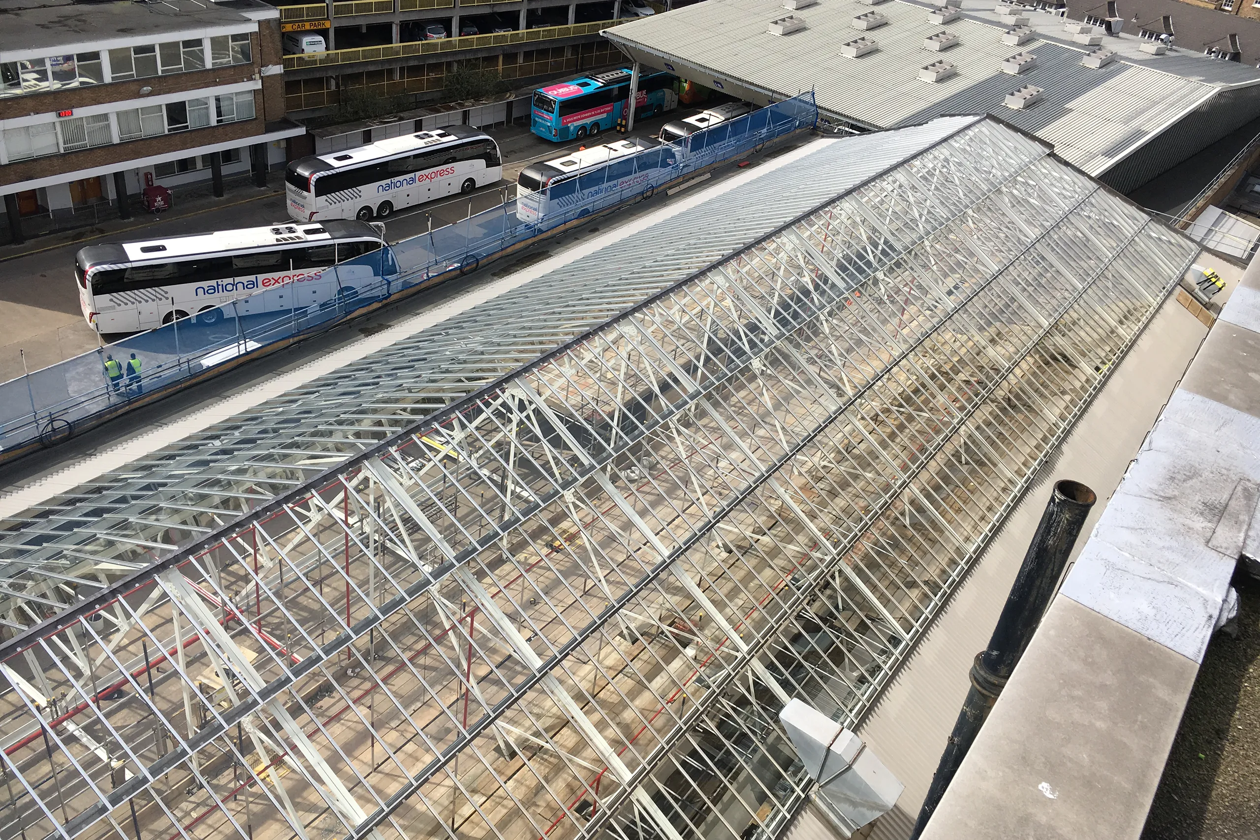 Victoria Coach Station glazin, London Skylights