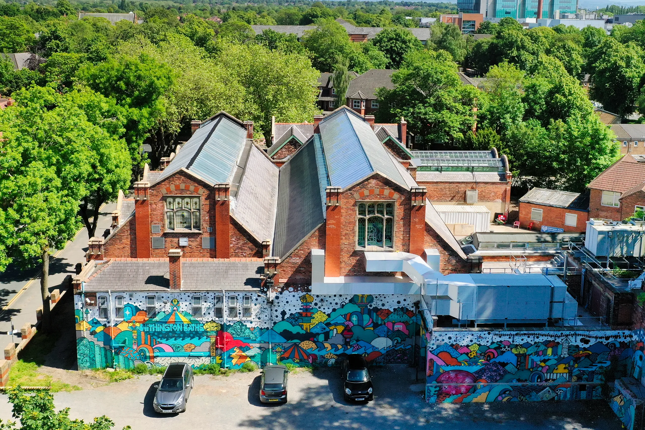 Withington Baths roof, Manchester