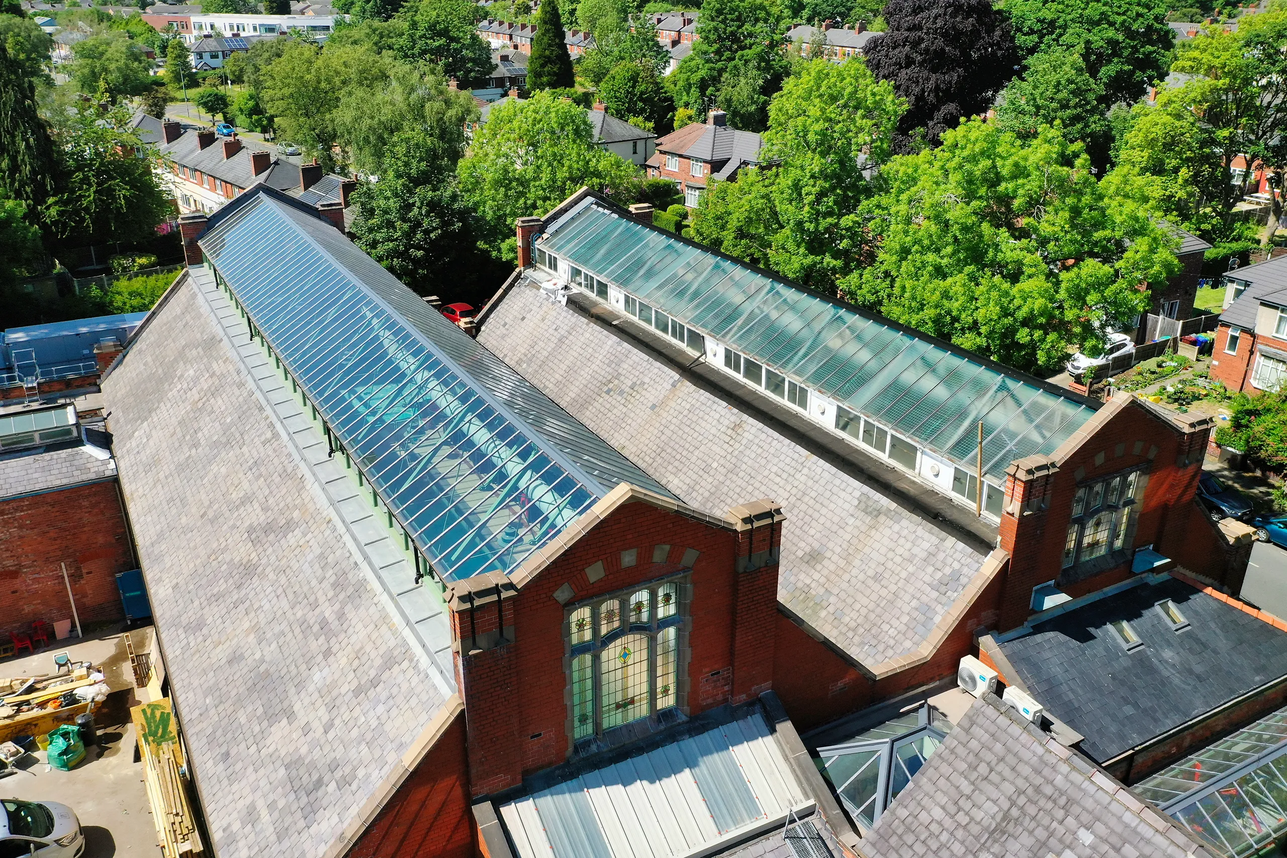 Withington Baths roof Manchester