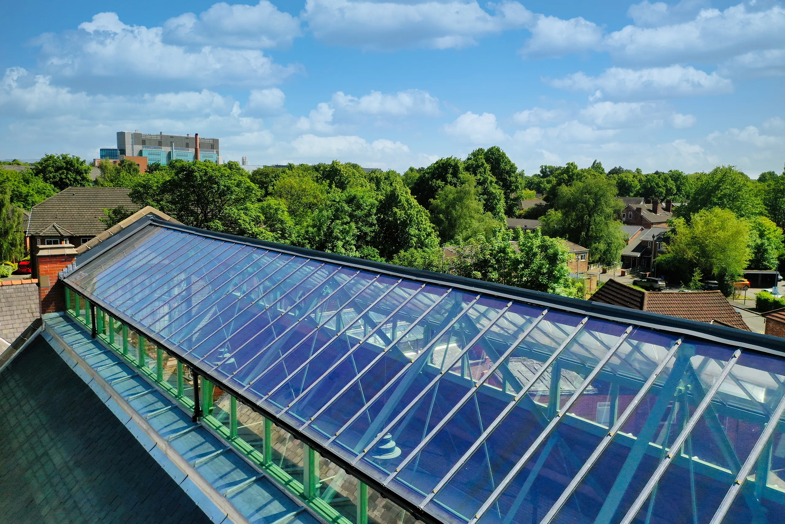 Withington Baths, Manchester commercial glazing services