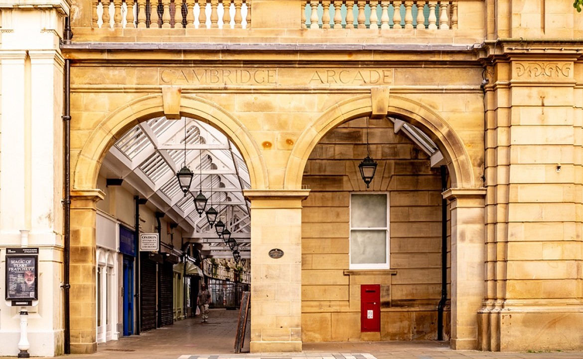 Cambridge Arcade roof glazing