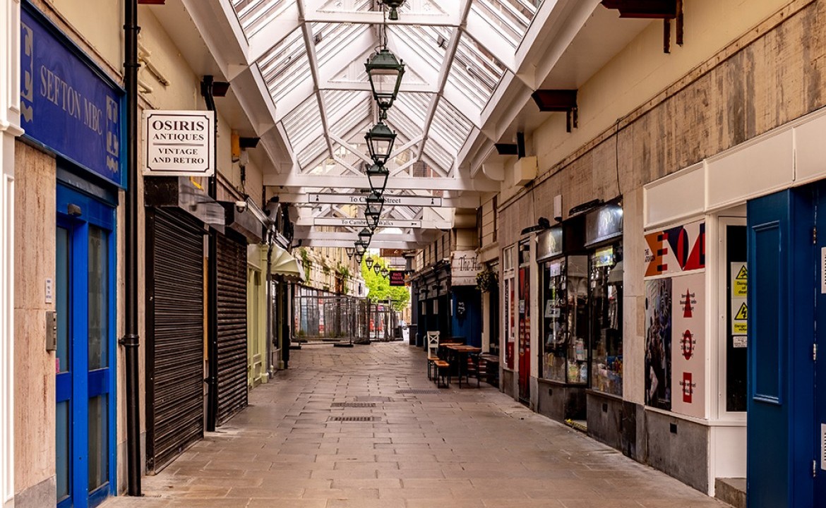 Cambridge Arcade roof glazing