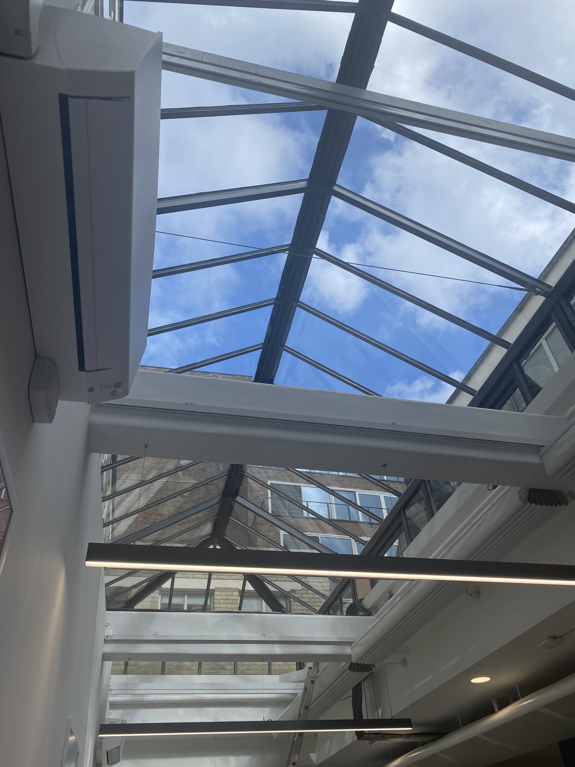 High Holborn London roof glazing