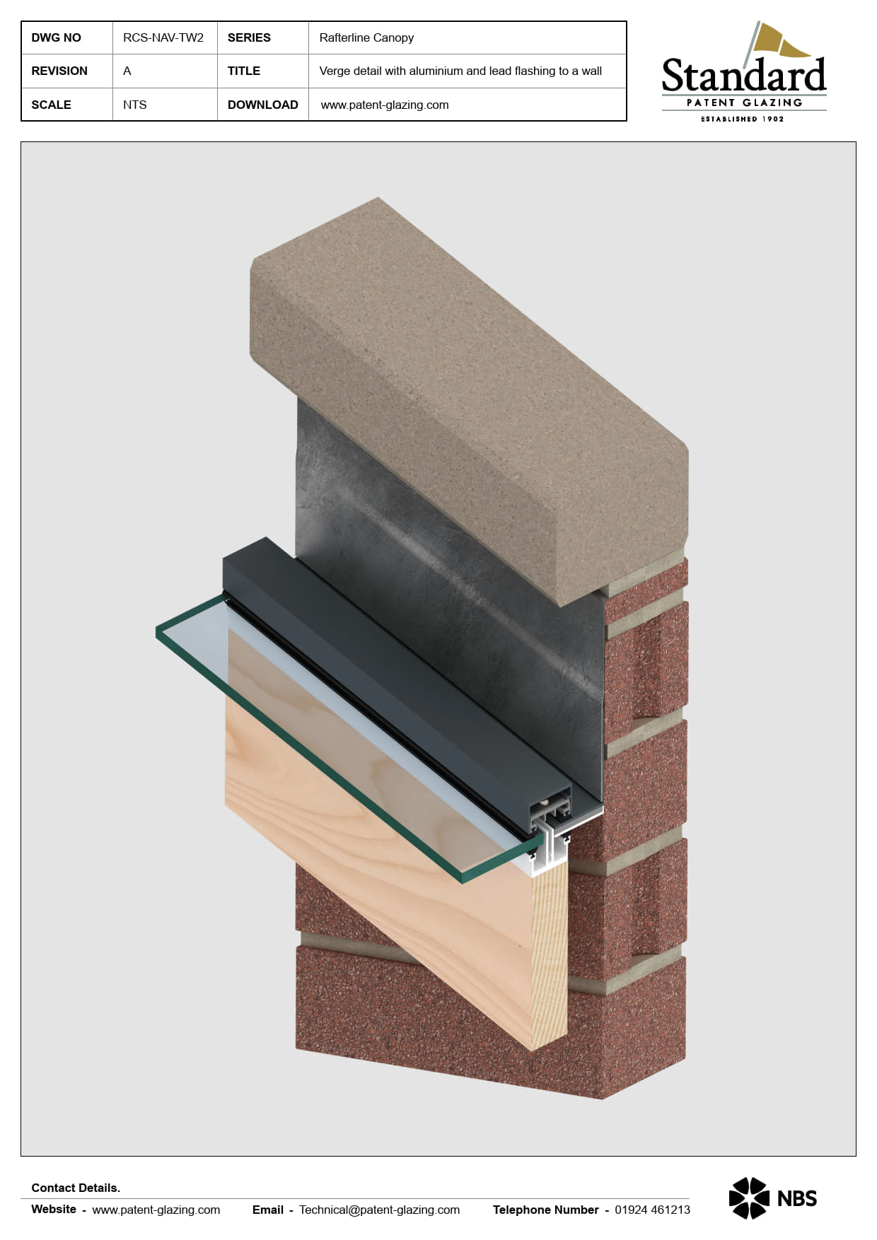 RCS-NAV-TW2 Rafterline Canopy Specs