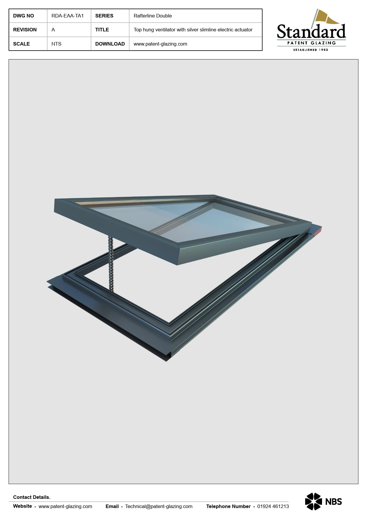 RDA-EEA-TA1 ventilation roof vent