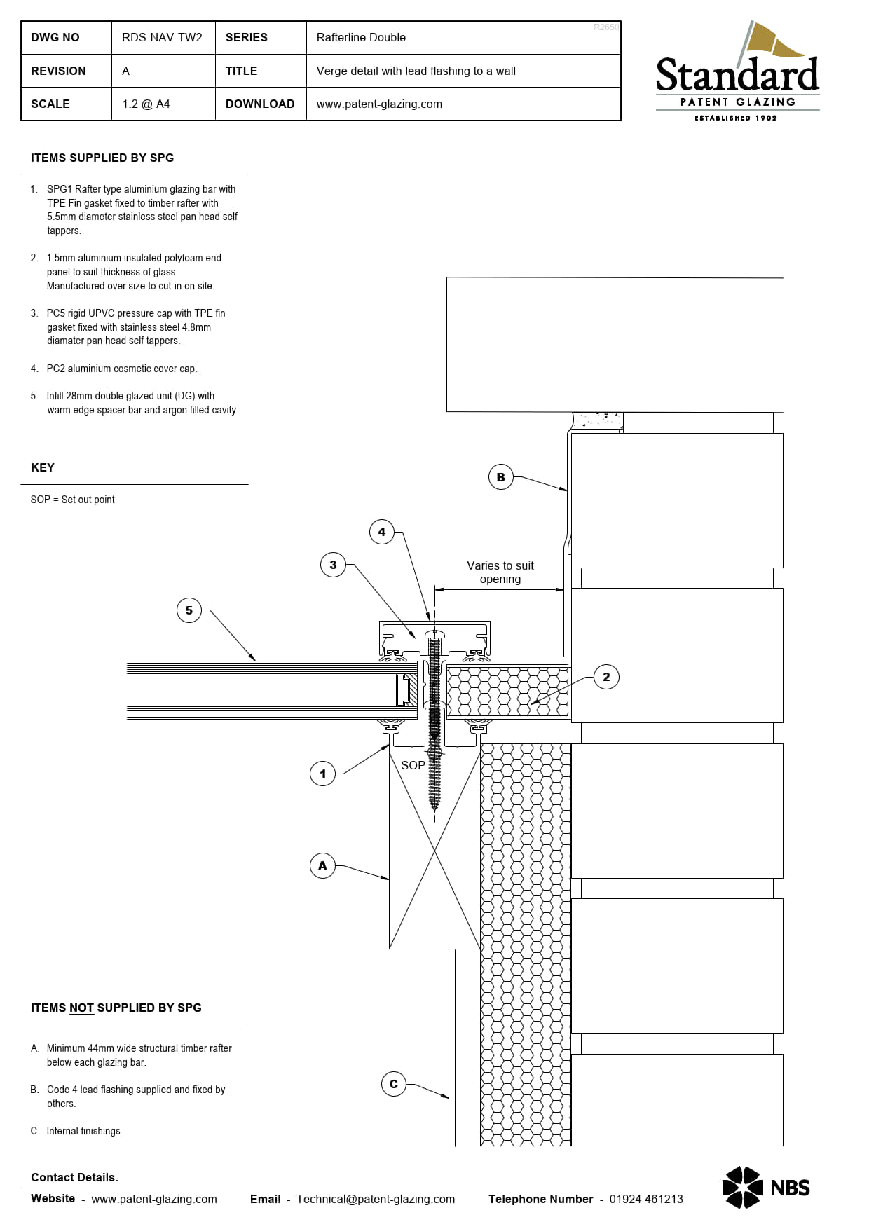 RDS-NAV-TW2 Rafterline Double Specs