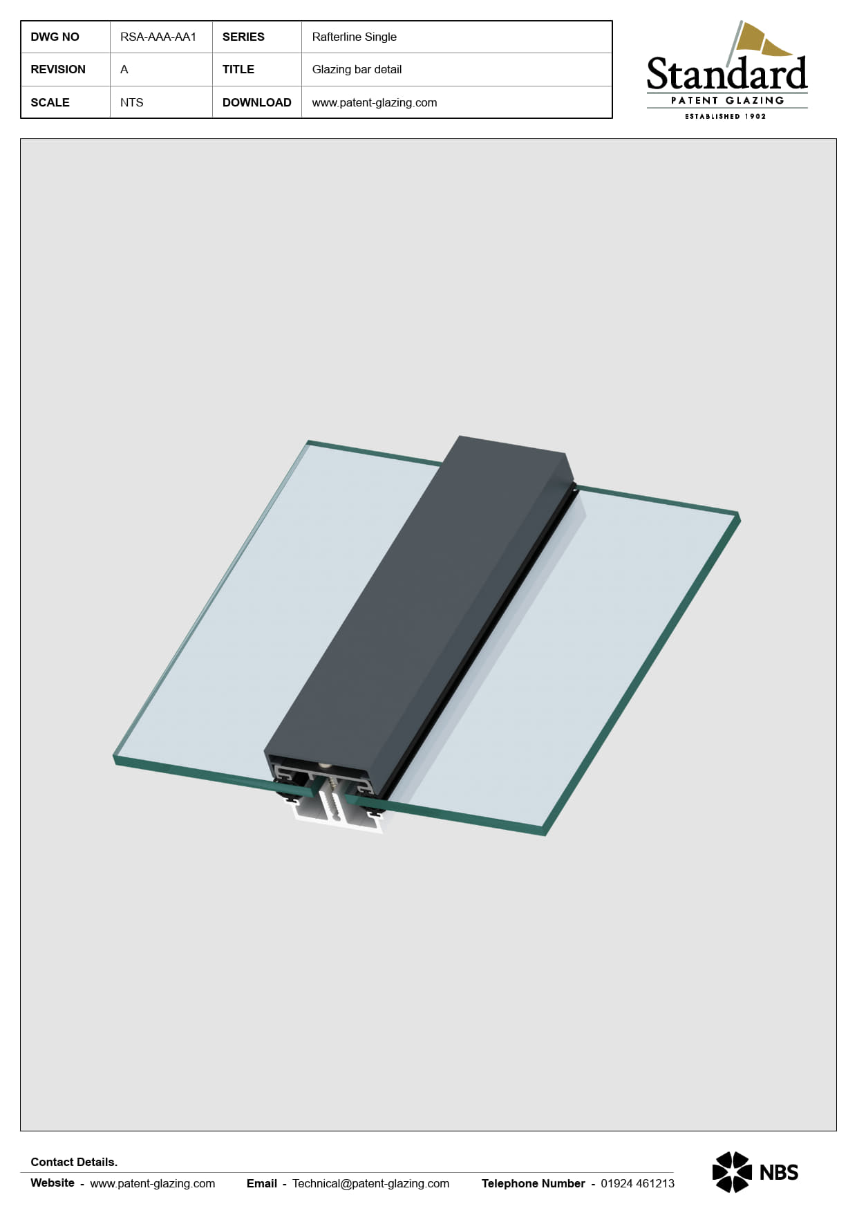 RSA-AAA-AA1 Rafterline Single Specs