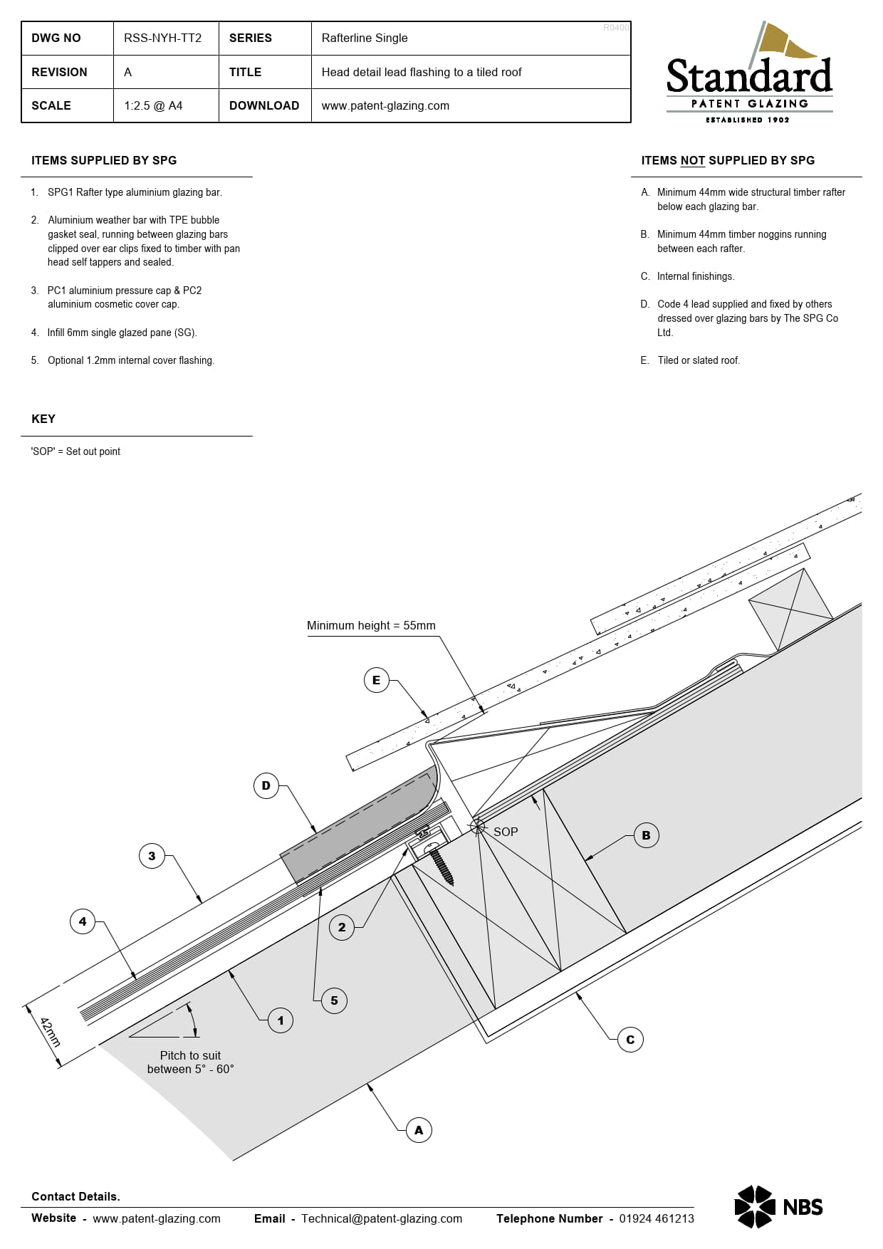 RSS-NYH-TT2 Rafterline Single Specs