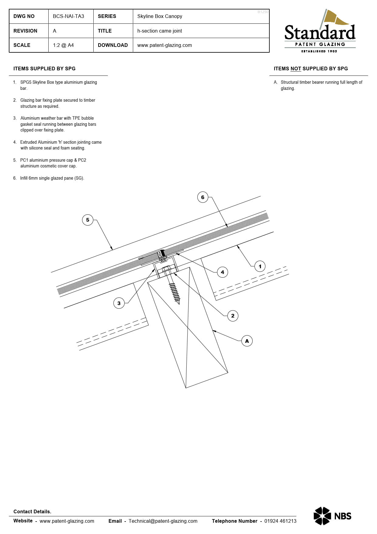 BCS-NAI-TA3 Skyline Box Canopy