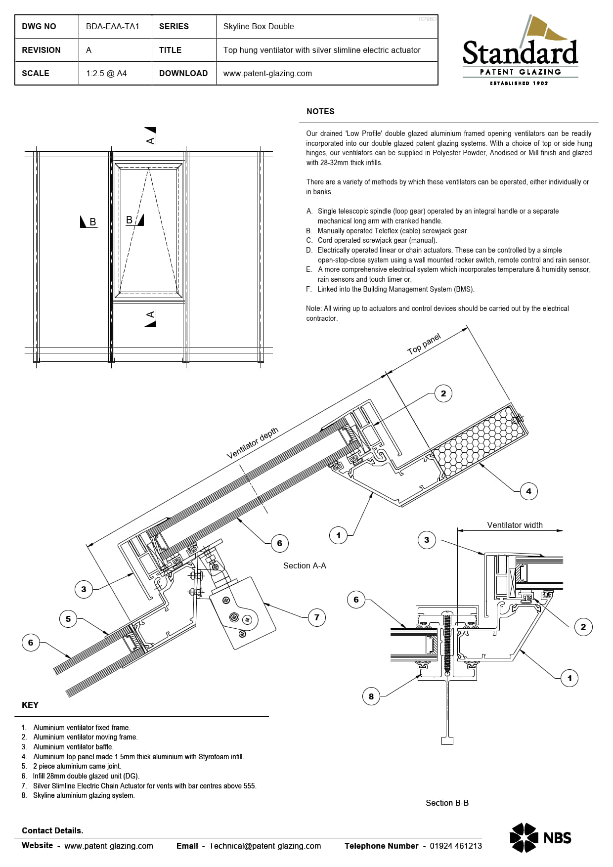 BDA-EAA-TA1 Skyline Box Double