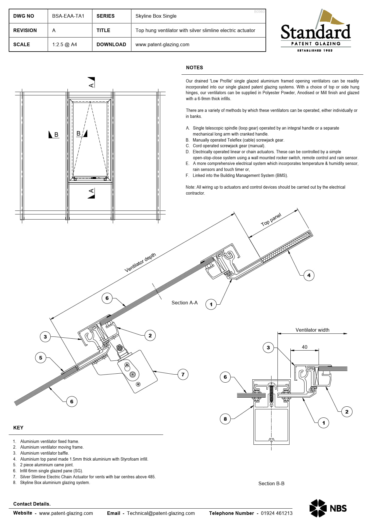 BSA-EAA-TA1 Skyline Box Single