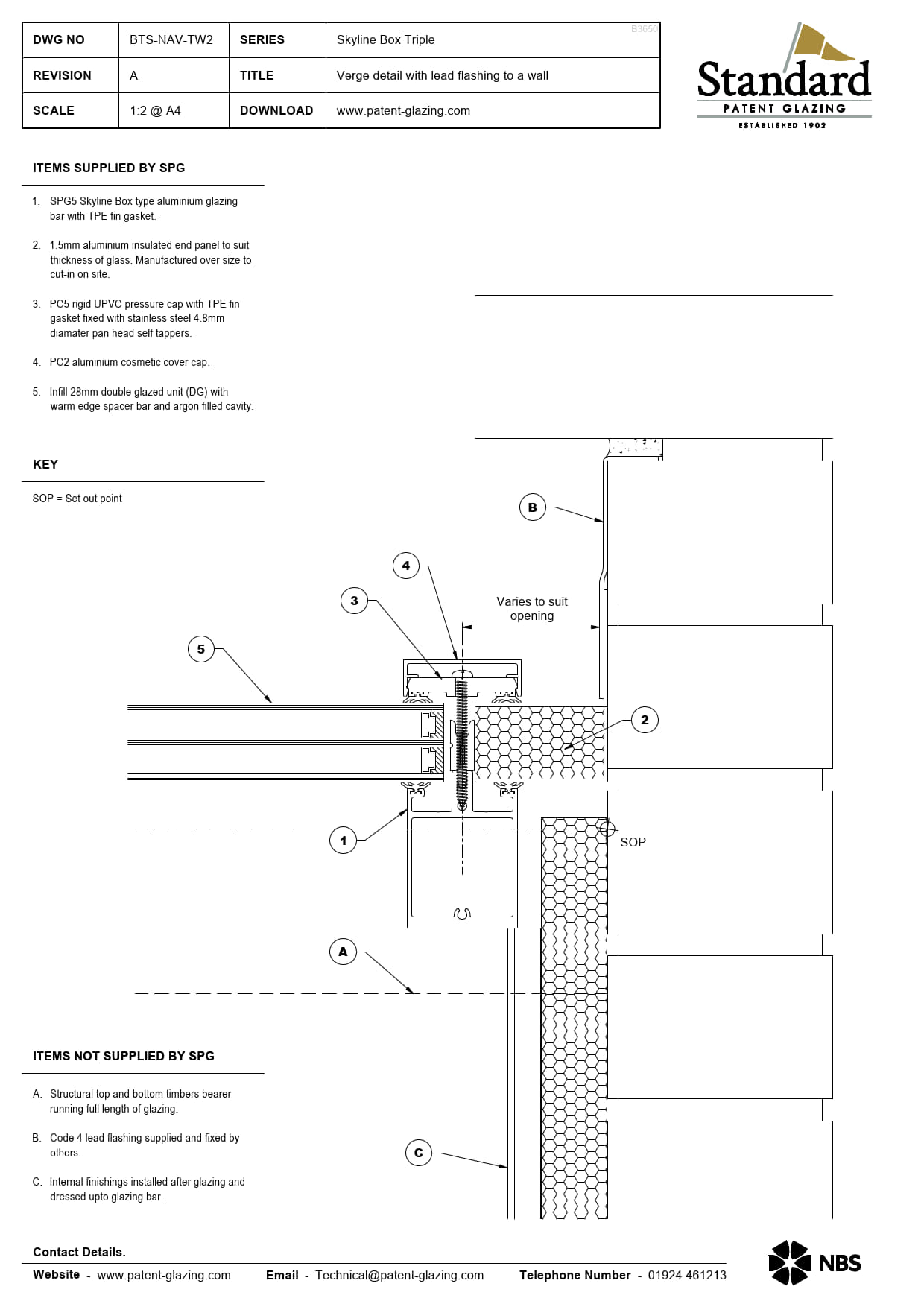 BTS-NAV-TW2 Skyline Box Triple