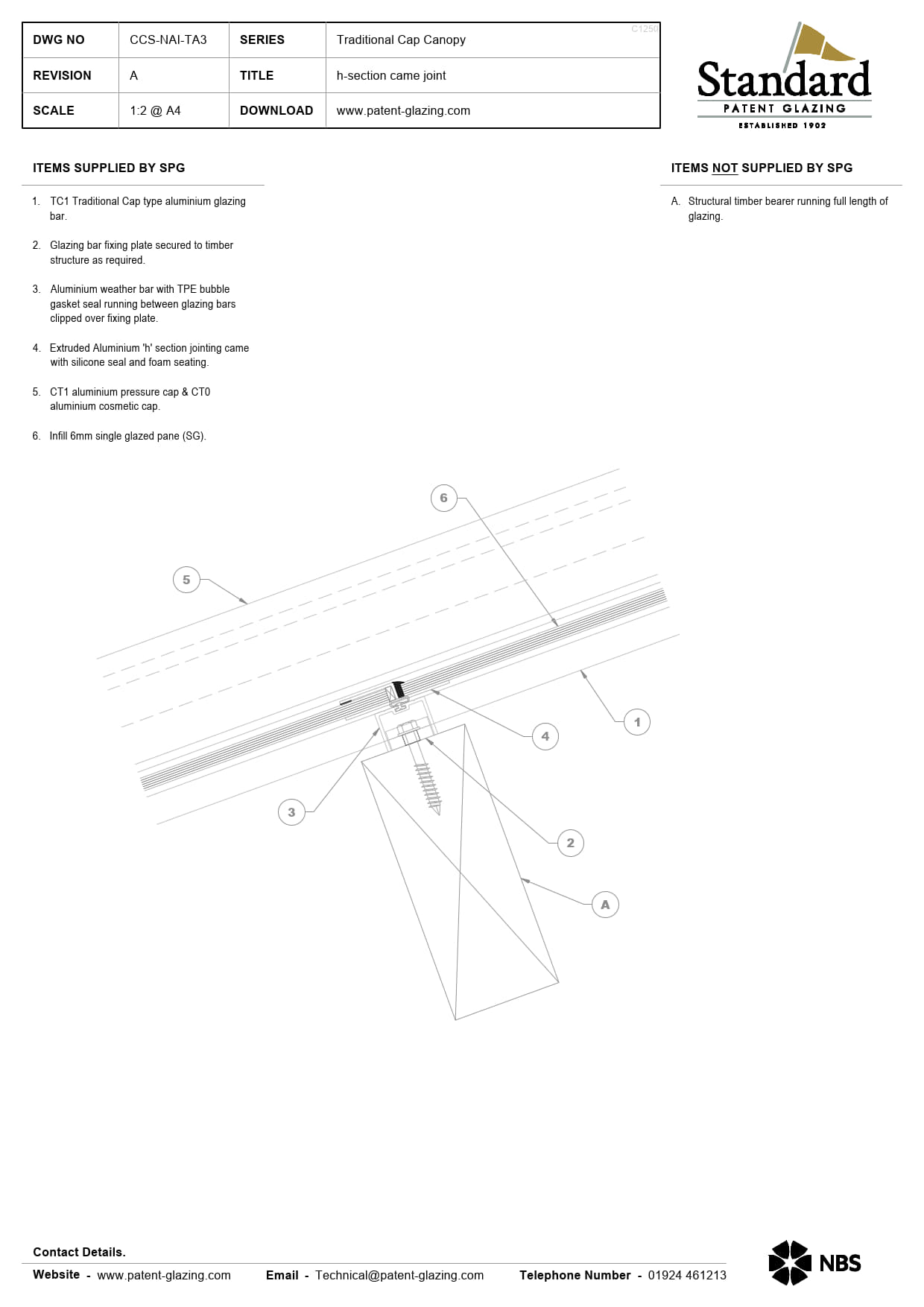 CCS-NAI-TA3 Traditional Cap Canopy