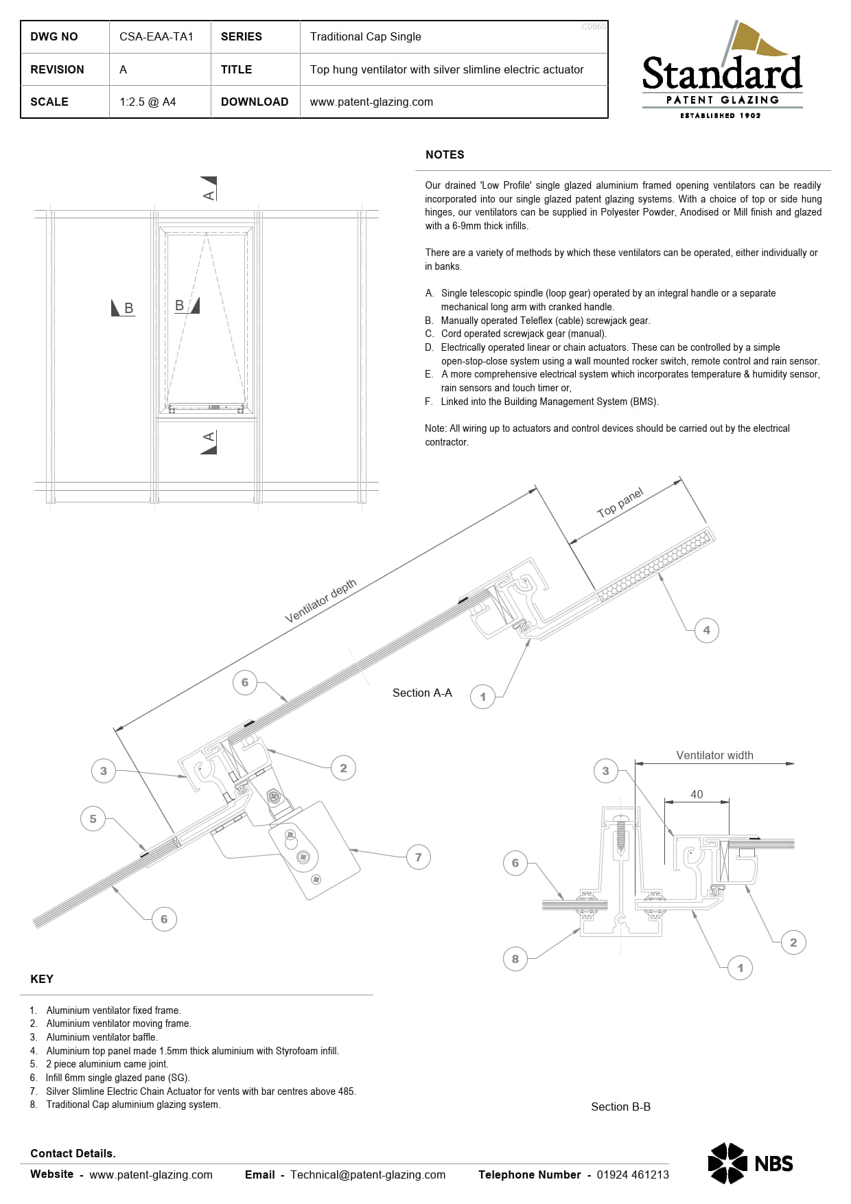 CSA-EAA-TA1 Traditional Cap Single