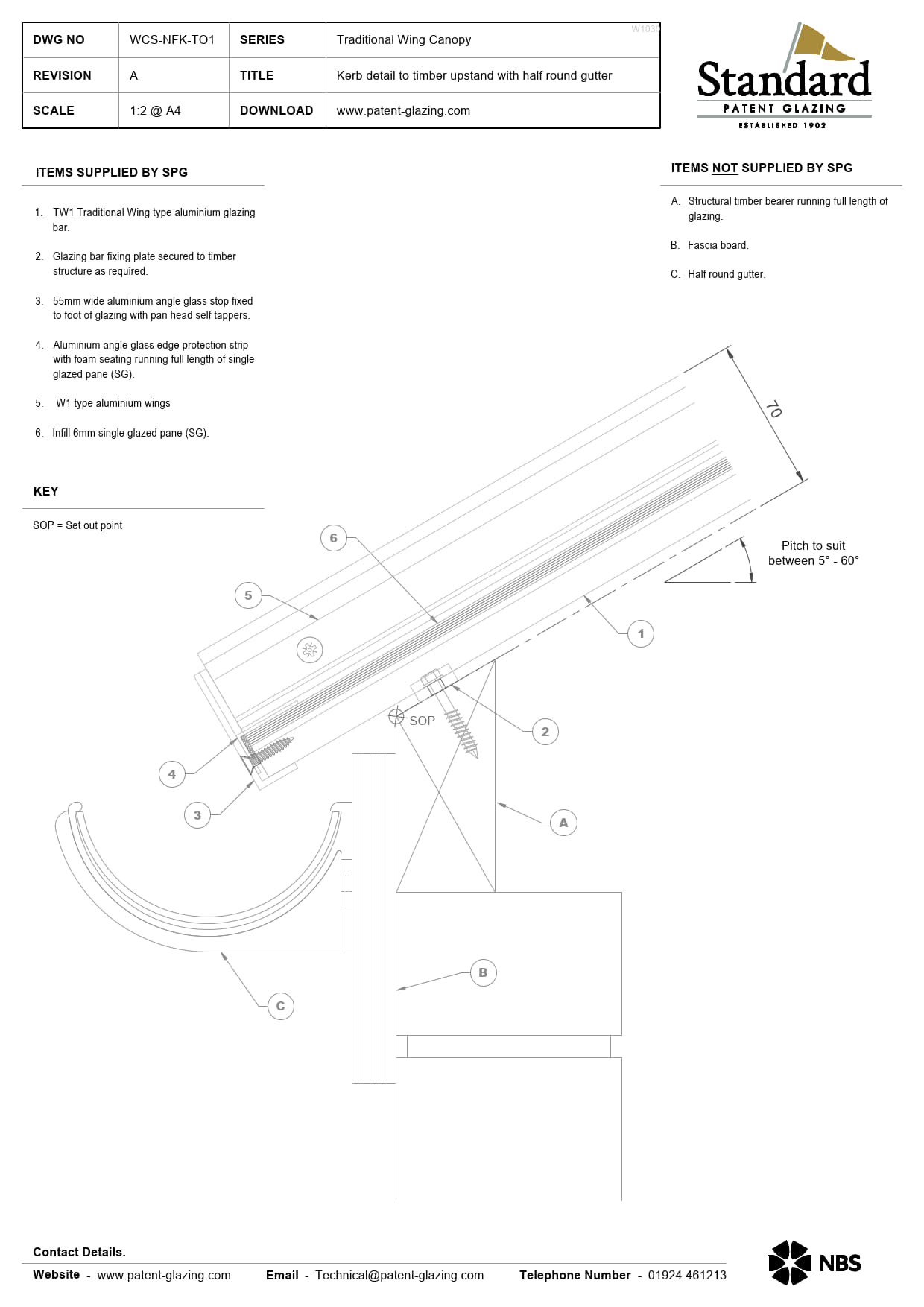 WCS-NFK-TO1 Traditional Wing Canopy