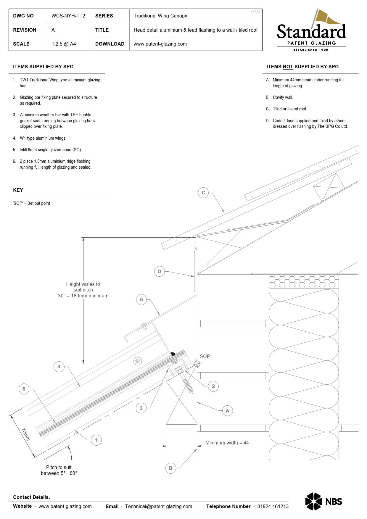 WCS-NYH-TT2 Traditional Wing Canopy