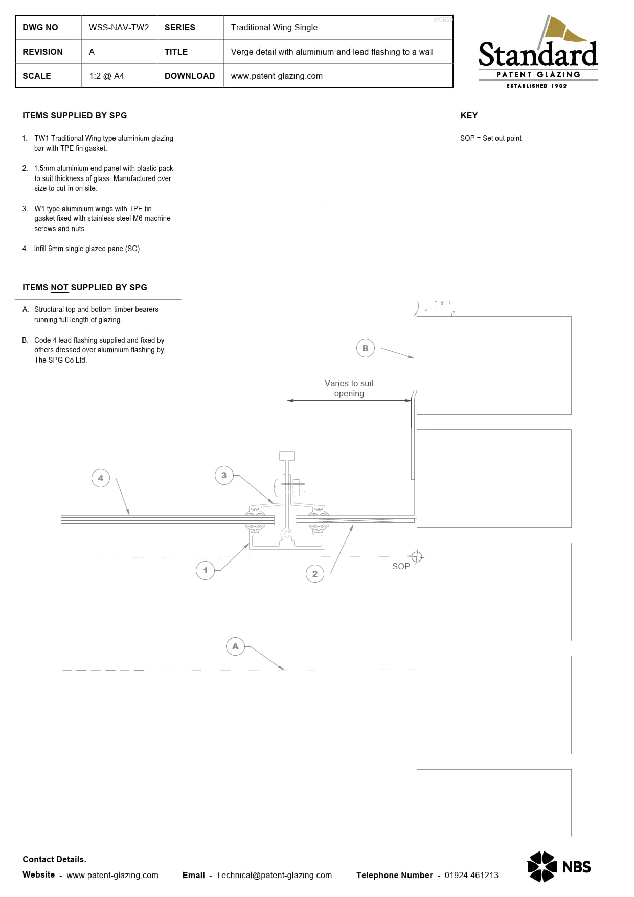 WSS-NAV-TW2 Traditional Wing Single